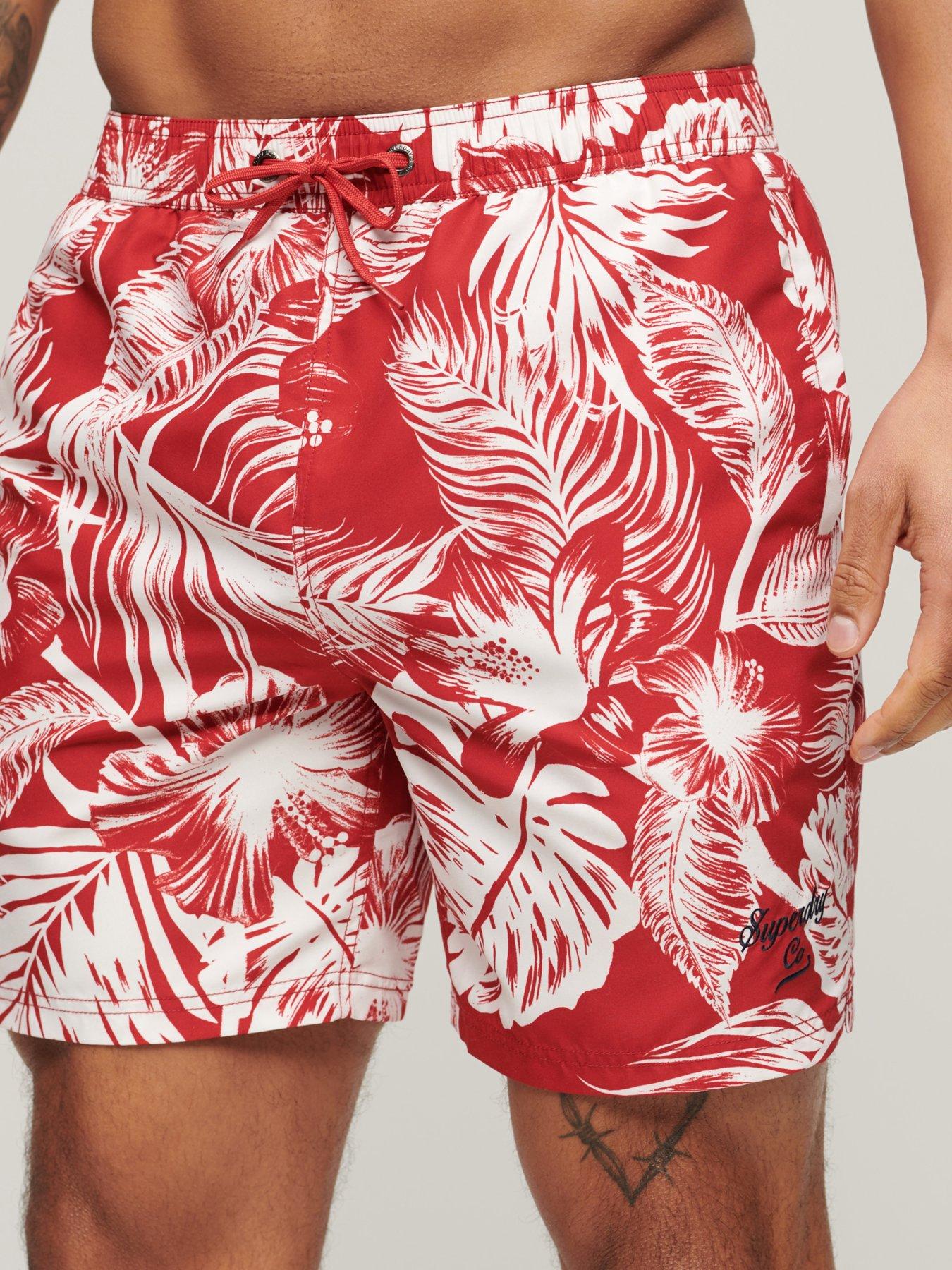 superdry-superdry-hawaiian-print-17-swim-shorts-red