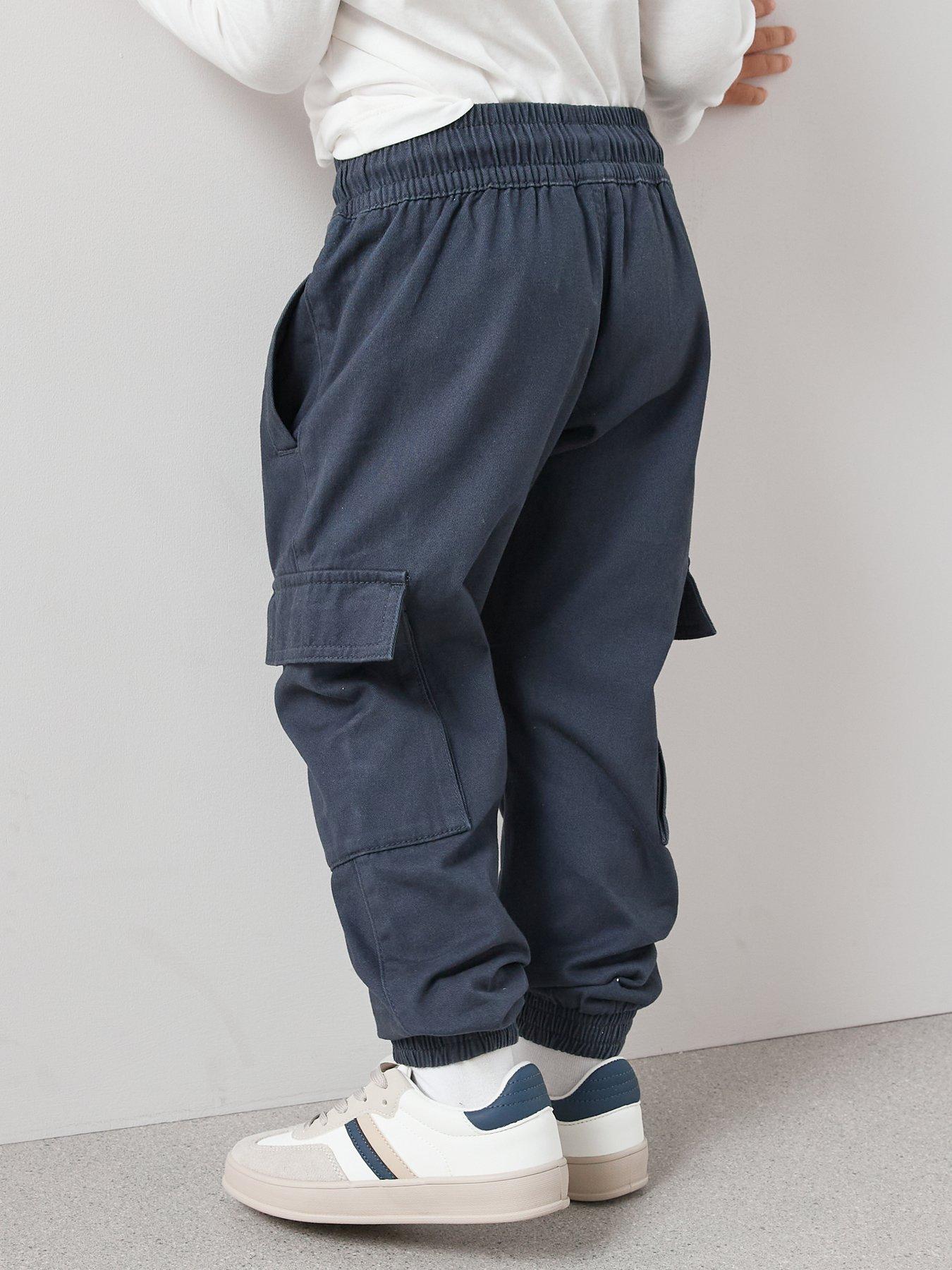 Image 2 of 6 of The Very Collection Boys Cargo Trouser - Navy