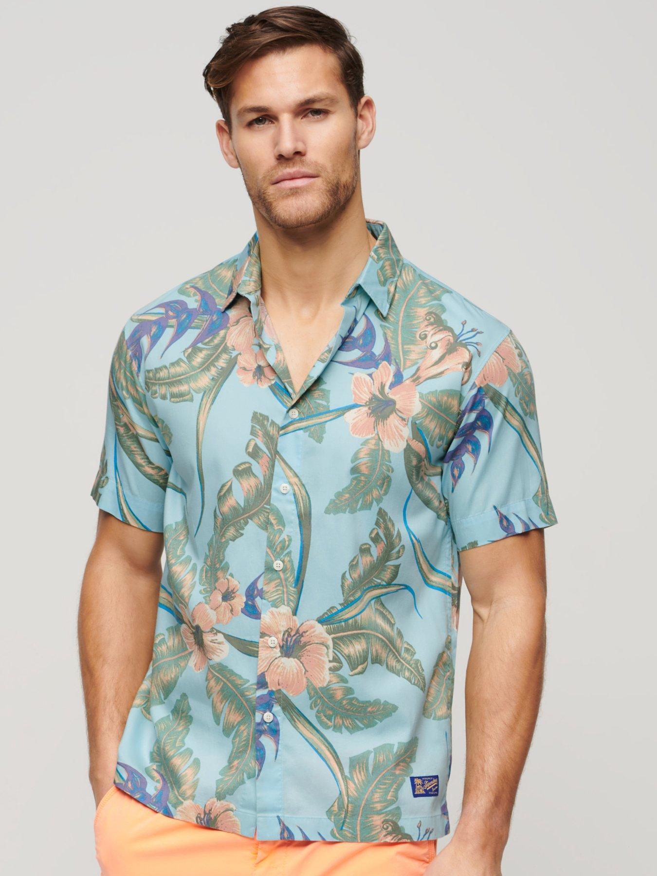 superdry-superdry-short-sleeve-hawaiian-print-resort-shirt-blue