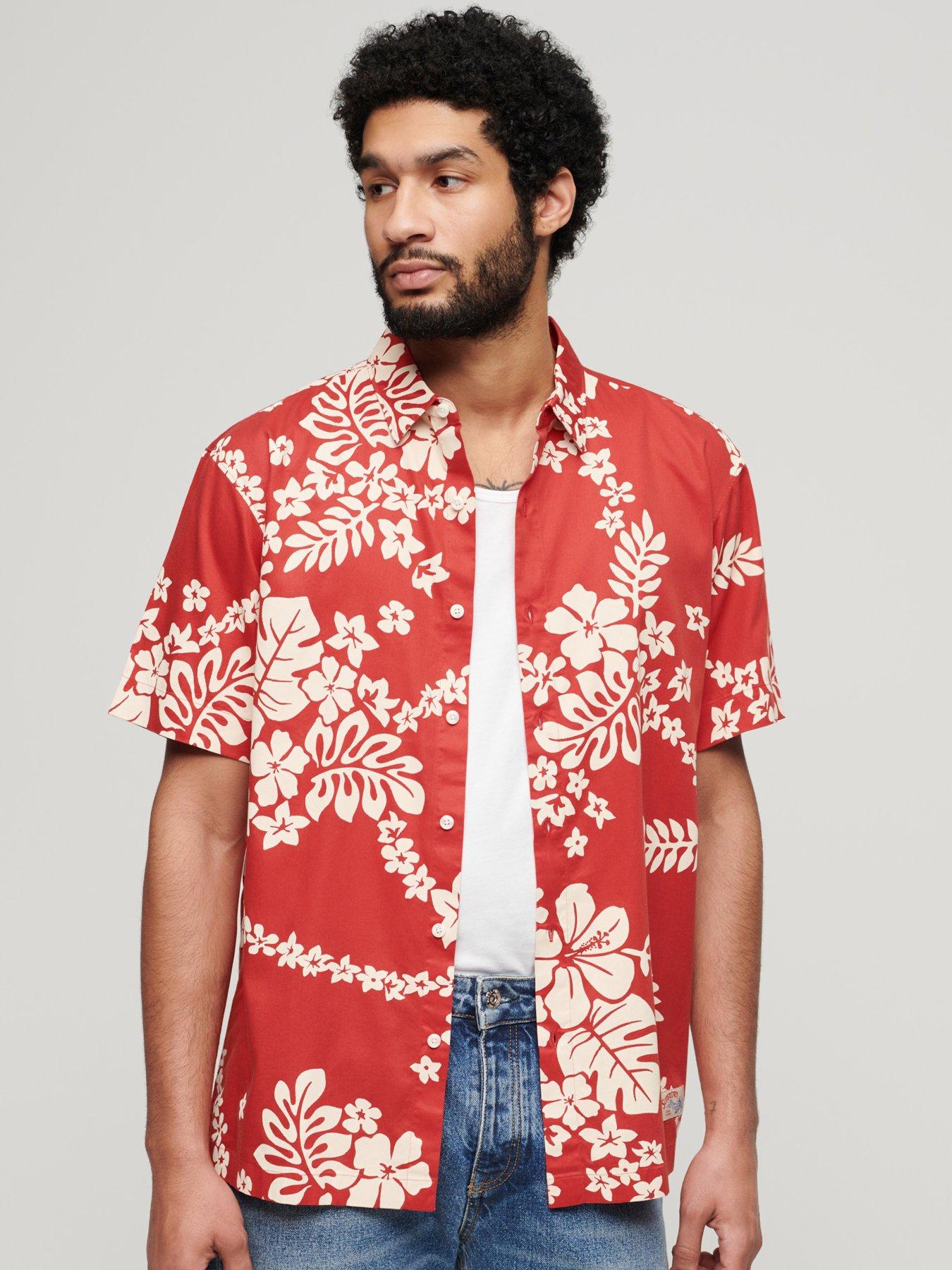 superdry-superdry-short-sleeve-hawaiian-print-resort-shirt-red