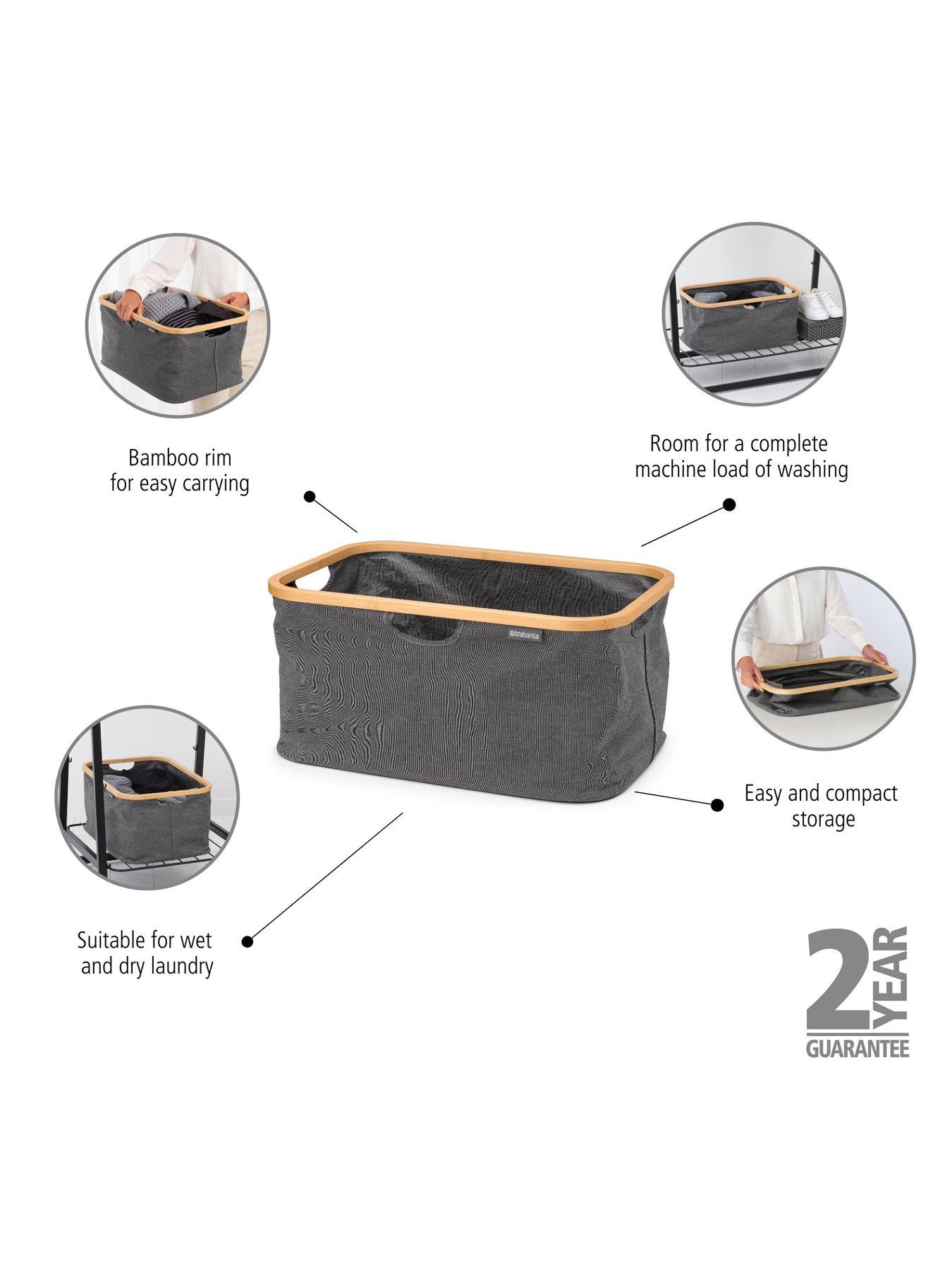 Image 7 of 7 of Brabantia 40-Litre Foldable Laundry Basket