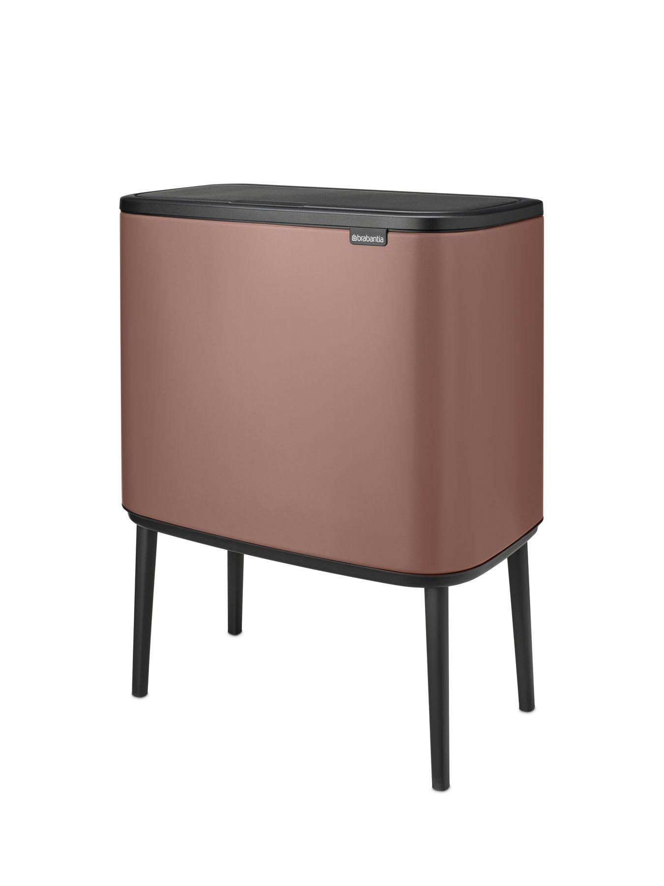 brabantia-bo-23-11-litre-touch-bin-ndash-taupestillFront