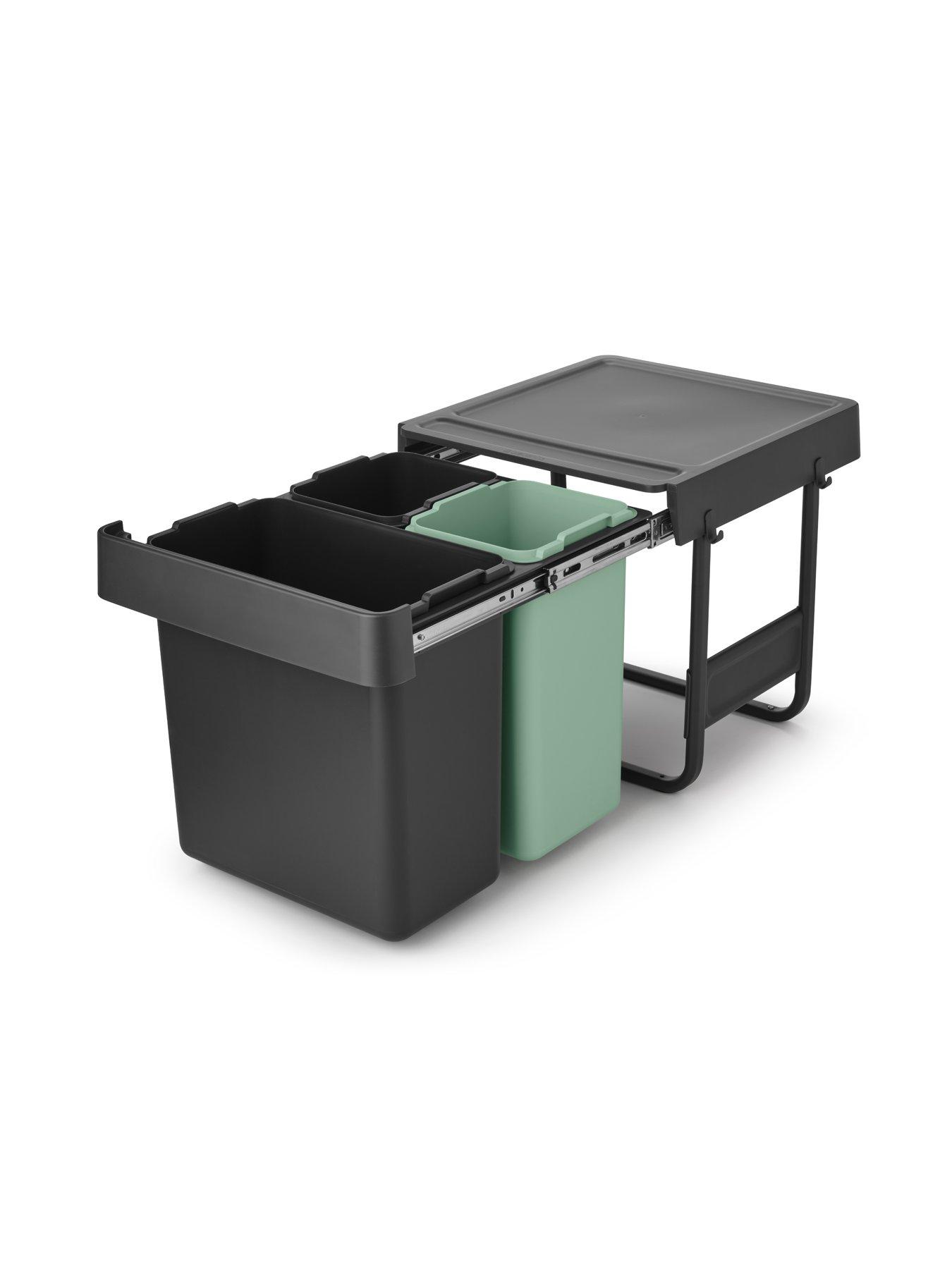 Image 5 of 8 of Brabantia Sort &amp; Go Built-In Bin &ndash; 10 + 10 + 20-litre capacity
