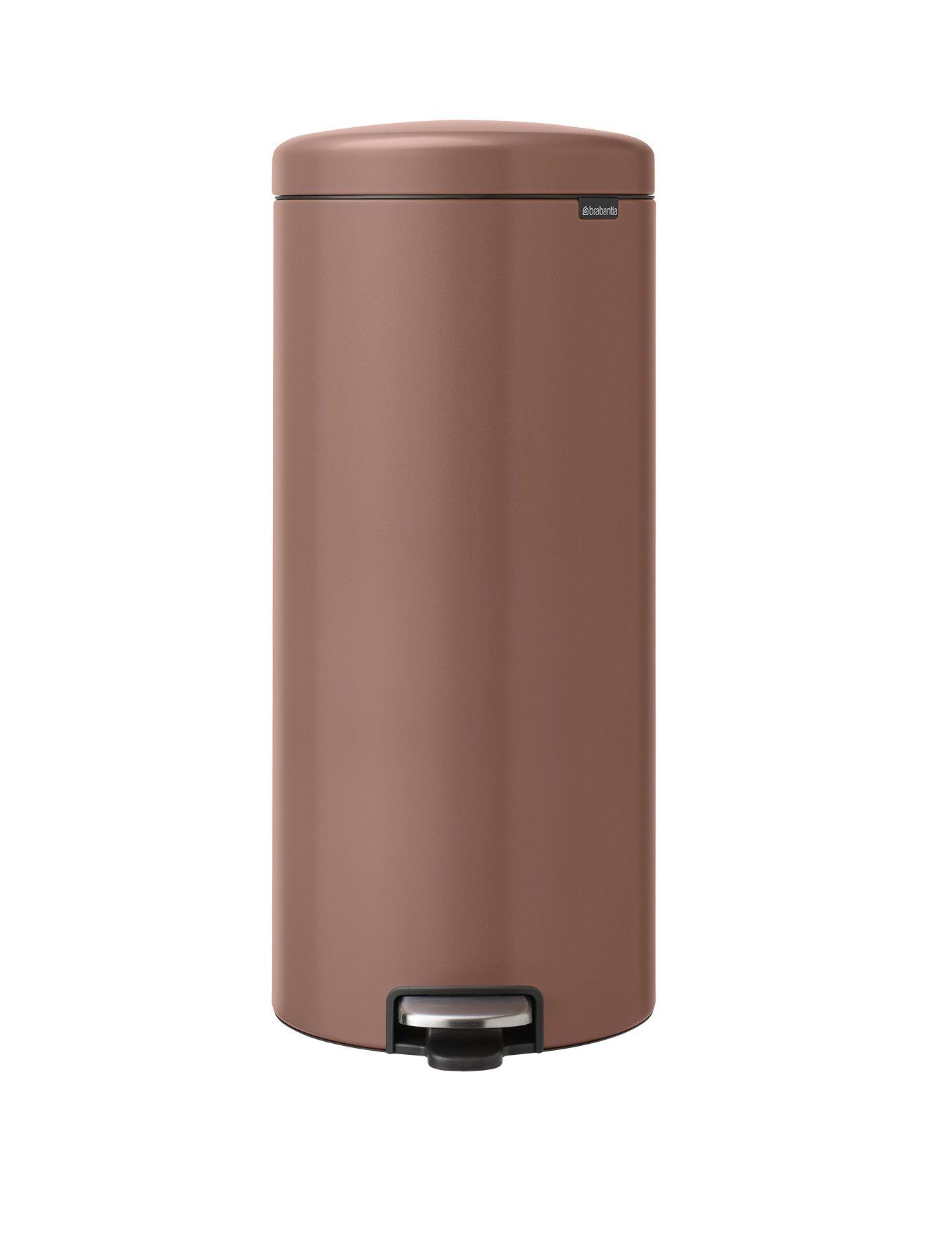 Image of Brabantia NewIcon 30-Litre Pedal Bin in Taupe