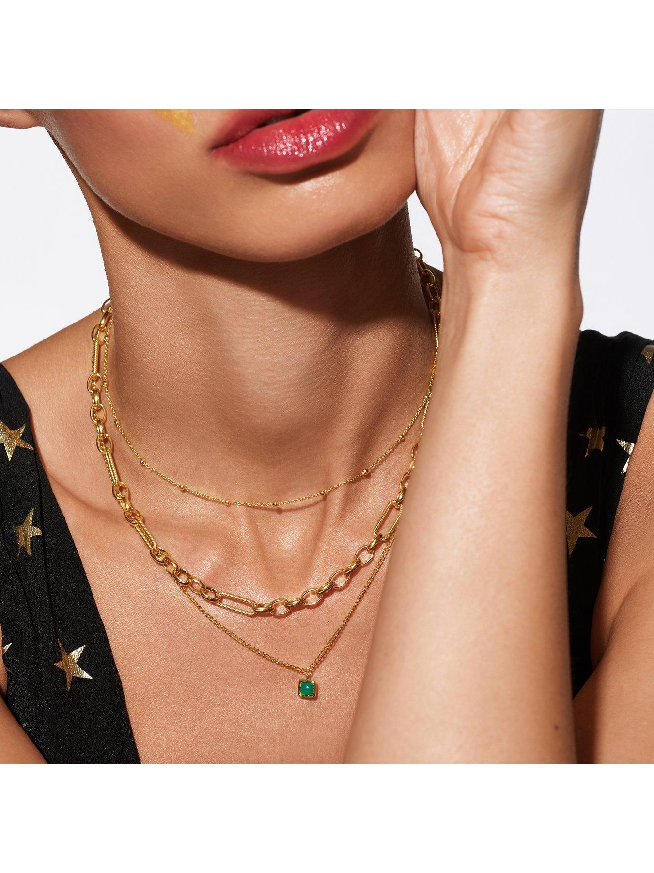 hot-diamonds-hdxgem-square-necklace-green-agatestillFront