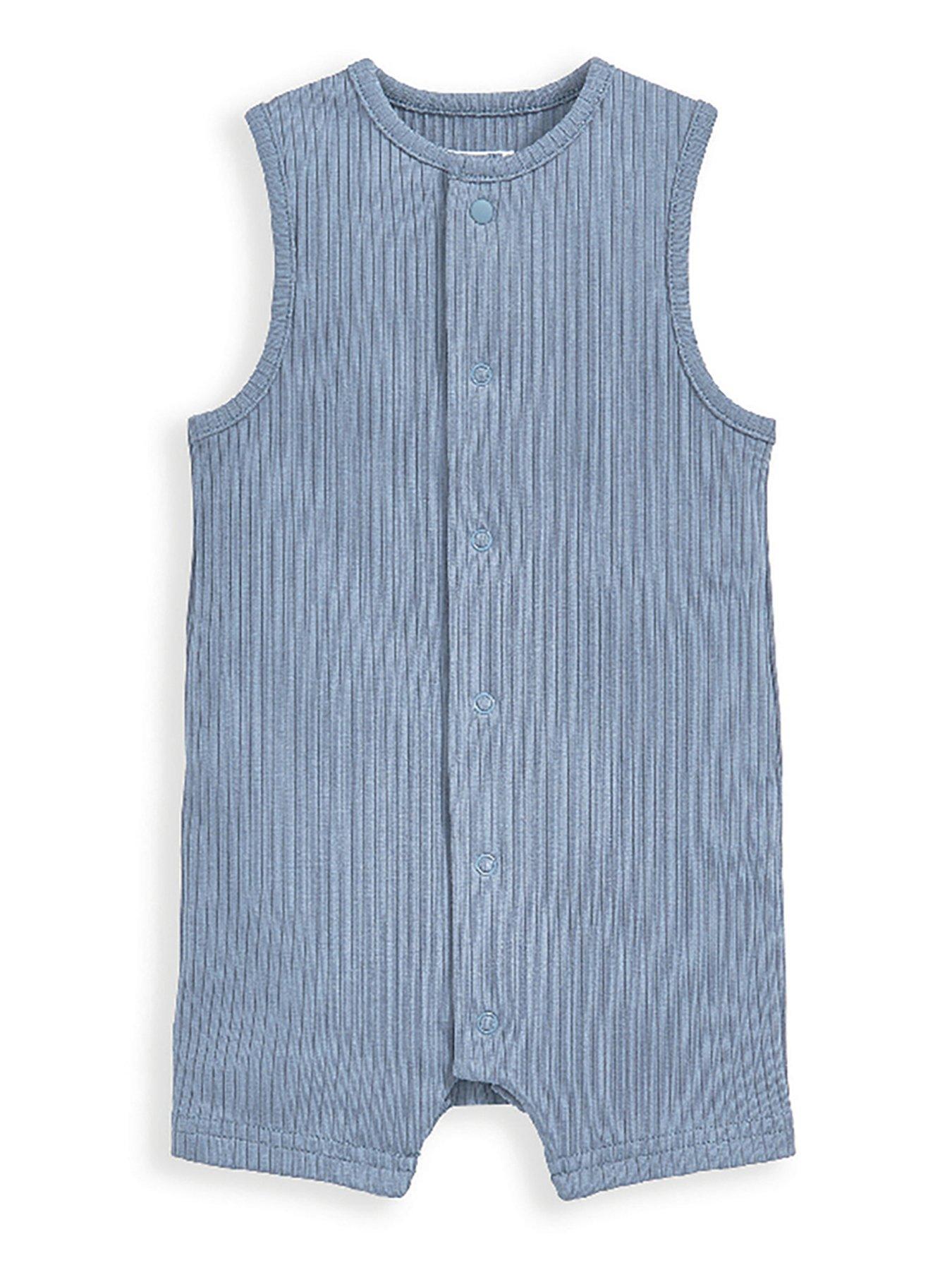mamas-papas-baby-boys-rib-romper-bluefront