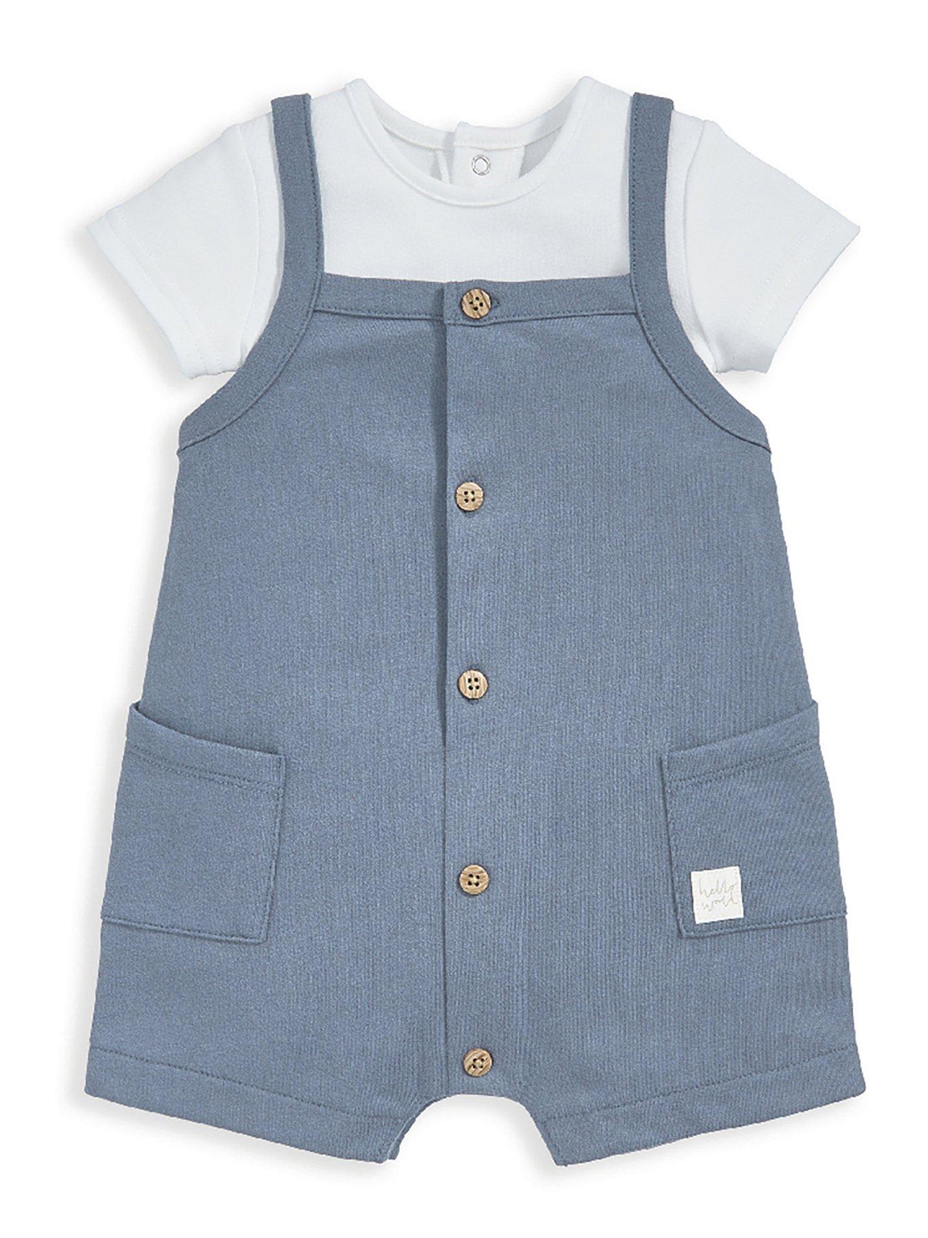 mamas-papas-baby-boys-2-piece-romper-amp-bodysuit-blue