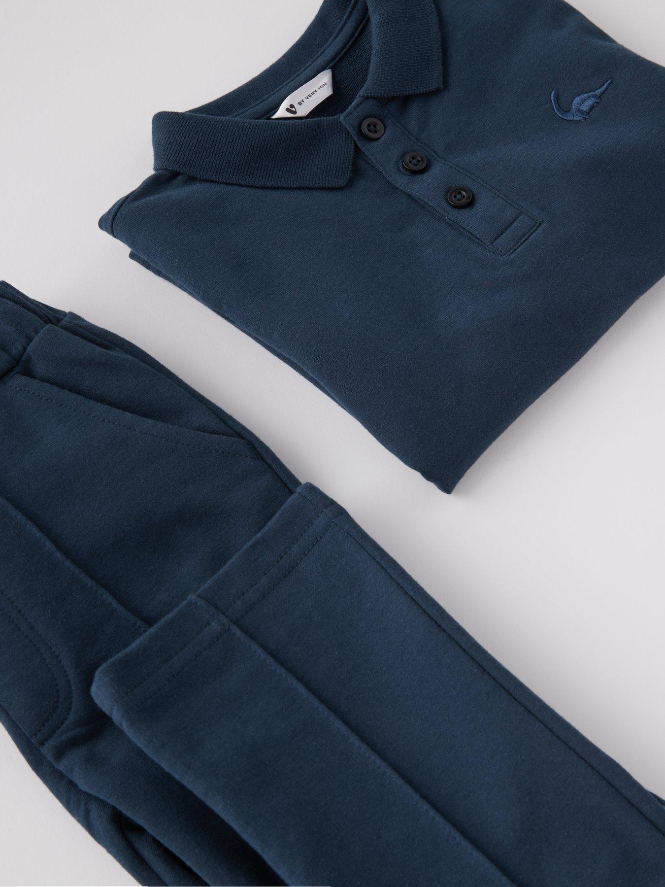 mini-v-by-very-boys-smart-zip-polo-and-jog-set-navydetail