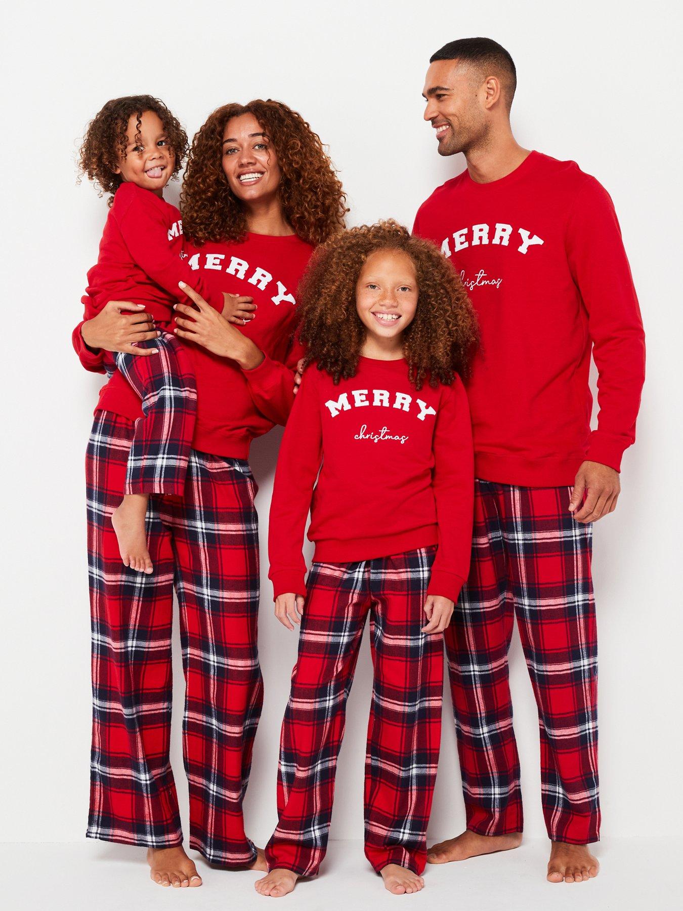 mini-v-by-very-kids-family-christmas-sweat-slogan-and-check-bottom-pyjama-red