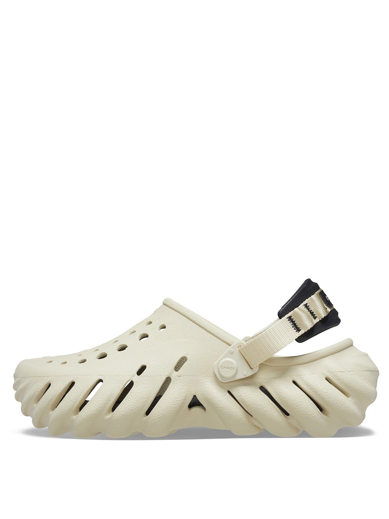 crocs-echo-clog-sandals-beigestillFront