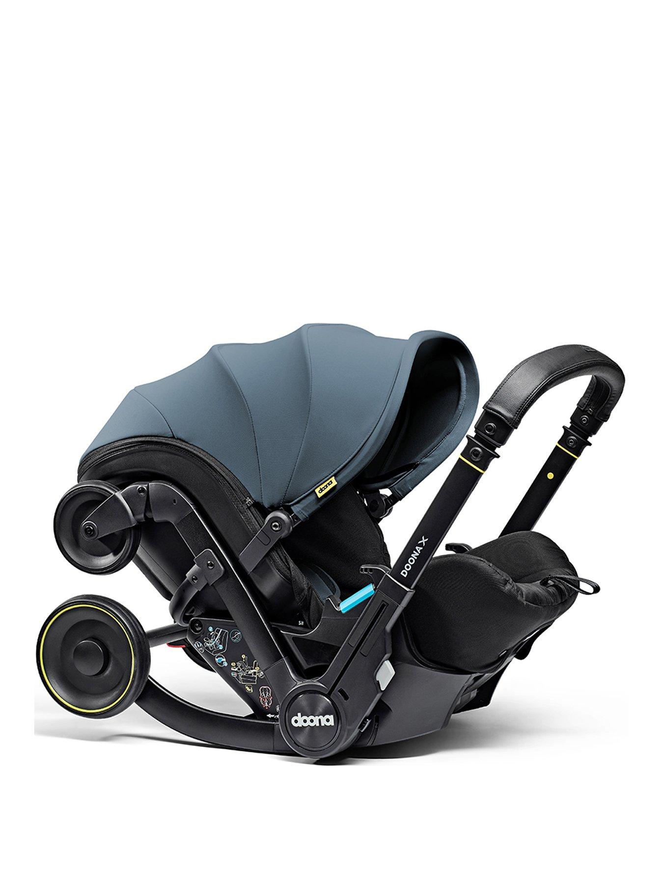 Image 1 of 8 of Doona DoonaX Infant Car Seat - Ocean Blue