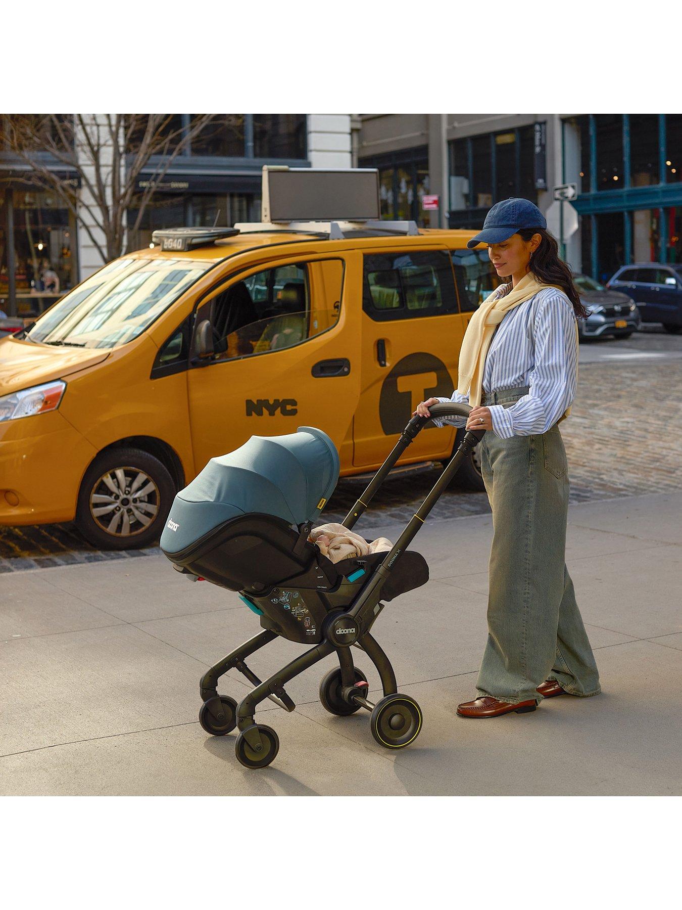 Image 6 of 8 of Doona DoonaX Infant Car Seat - Ocean Blue