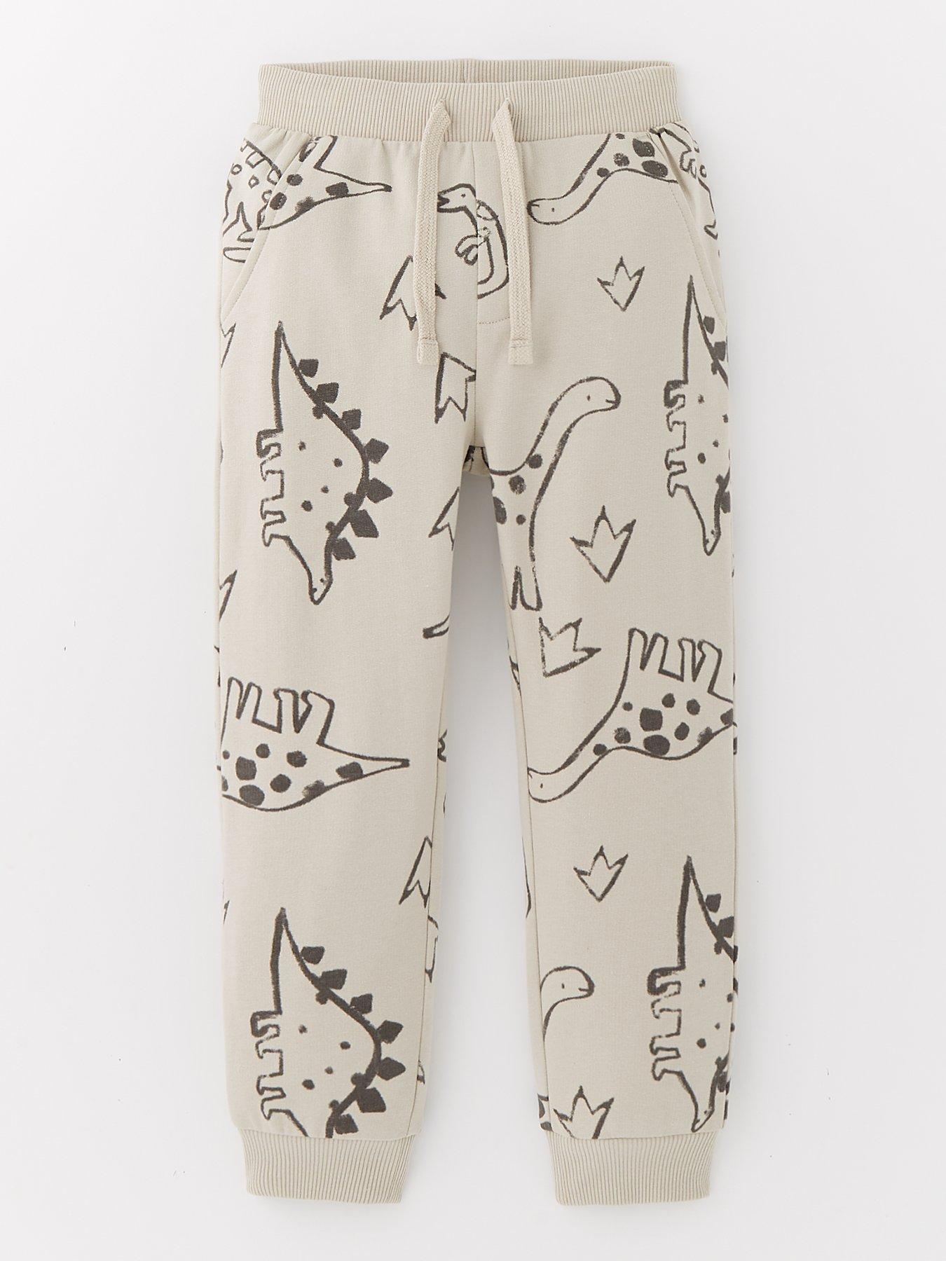 Image 1 of 4 of Everyday Boys Dinosaur All Over Print Joggers - Multi