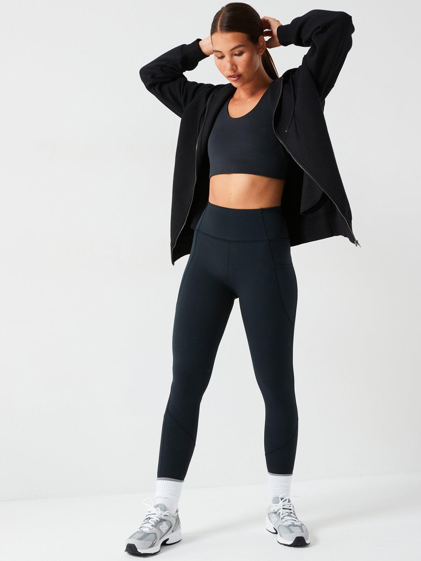 Image 3 of 6 of Everyday The Essential Oversized Zip Through Hoodie - Black