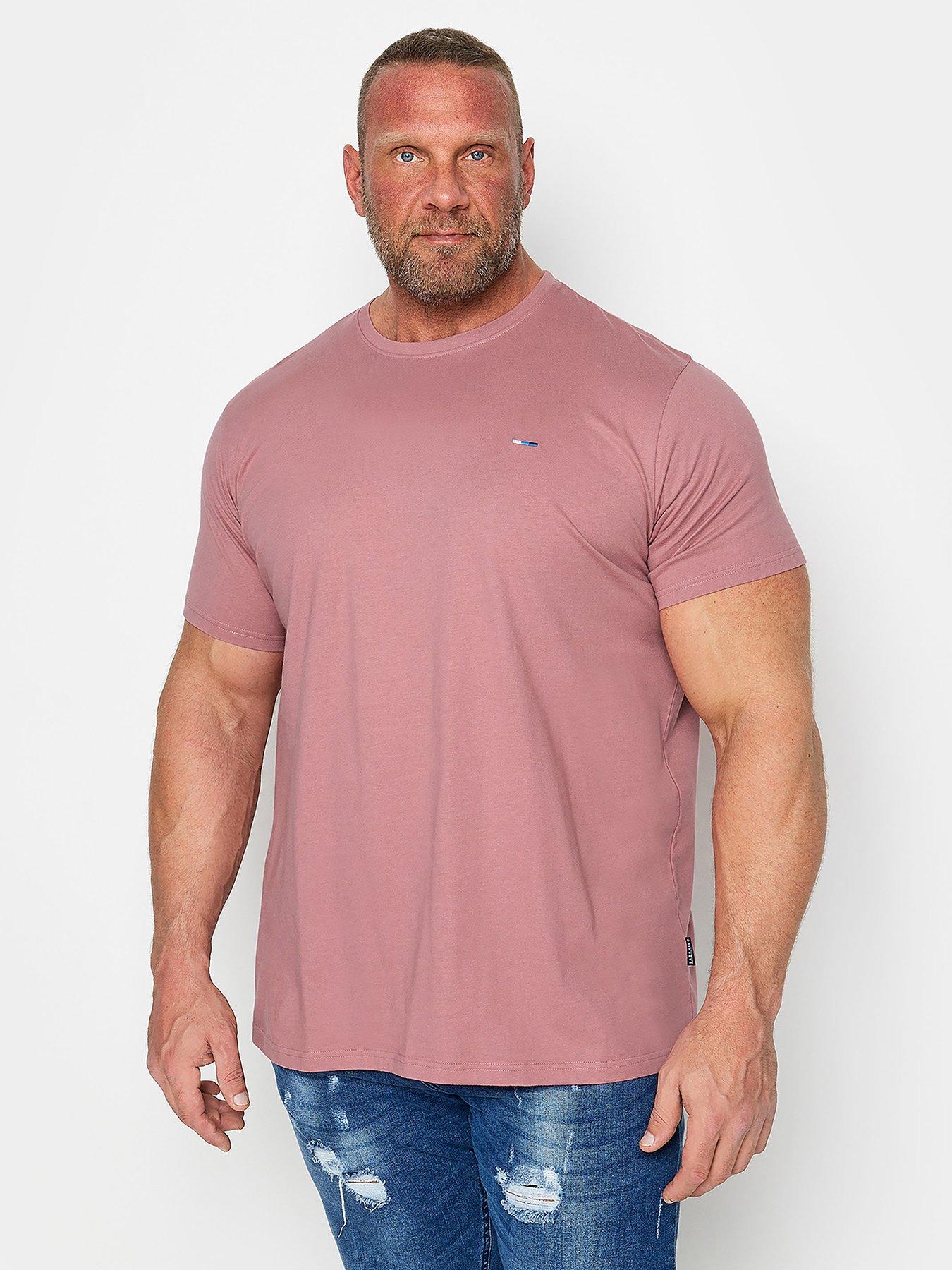 badrhino-bre-plain-short-sleeve-t-shirt-pink