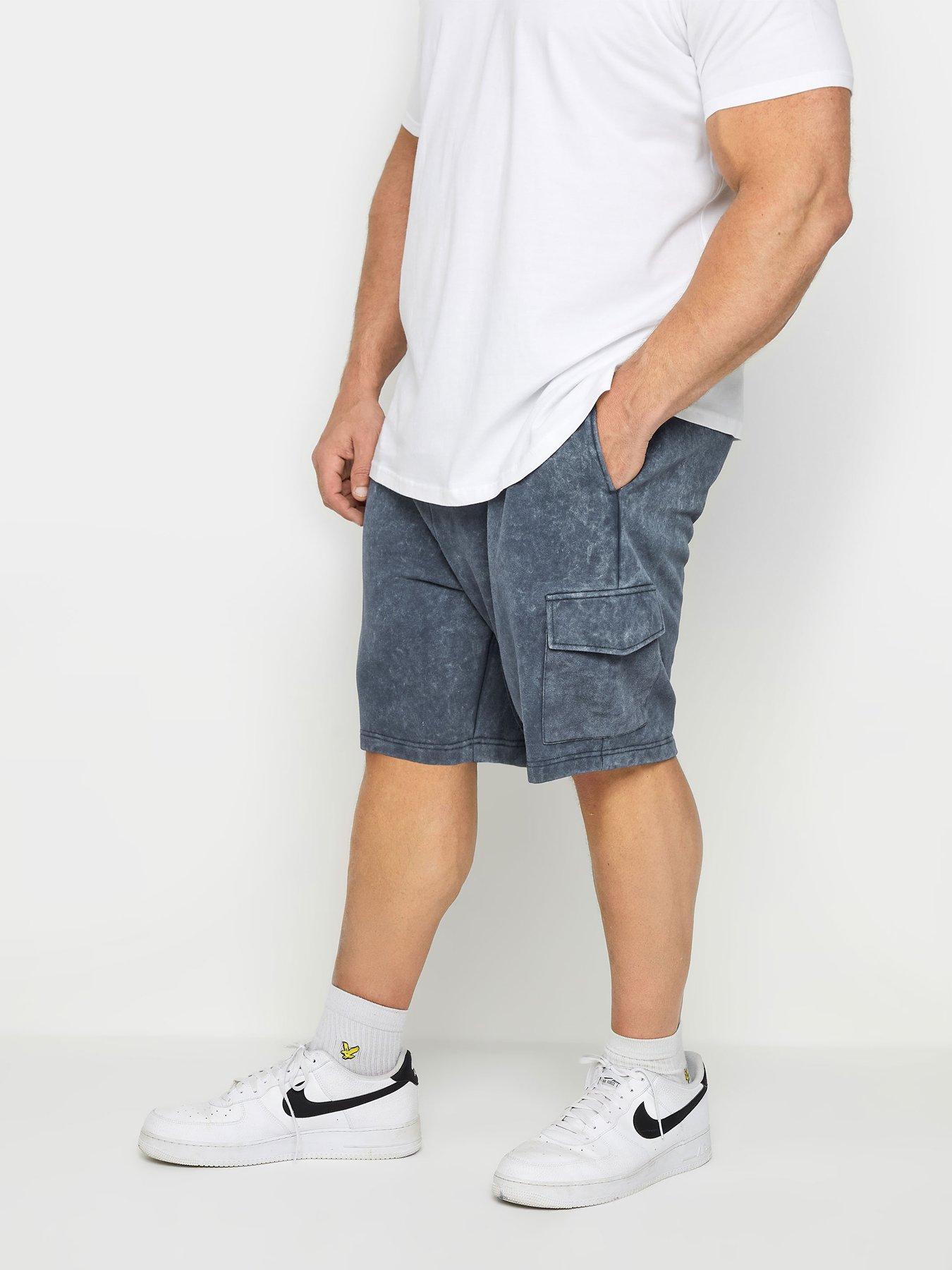 undefined Badrhino Acid Wash Cargo Shorts