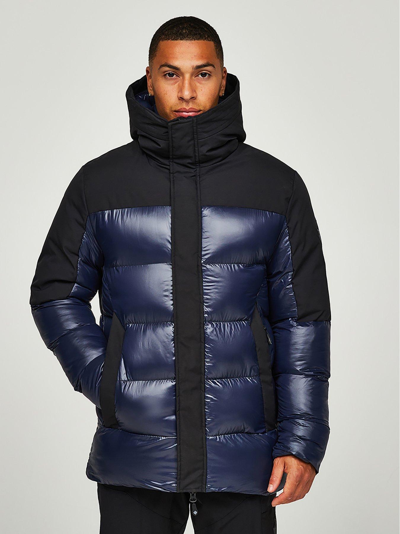 Image 5 of 6 of Zavetti Canada Zavetti Canada Takona Padded Parka Jacket - Navy Blazer