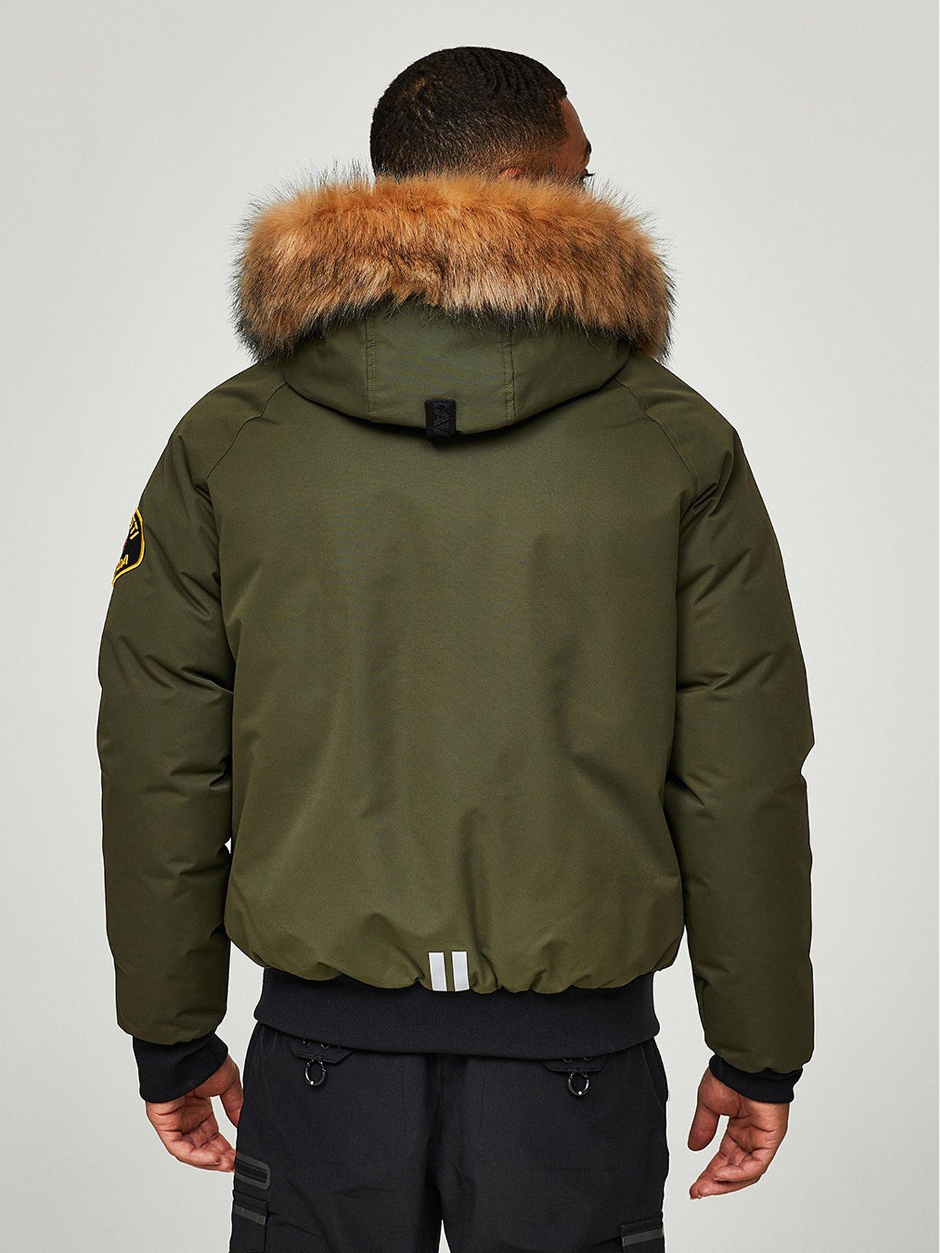 zavetti-canada-zavetti-canada-abelli-20-hooded-bomber-coat-khakistillFront