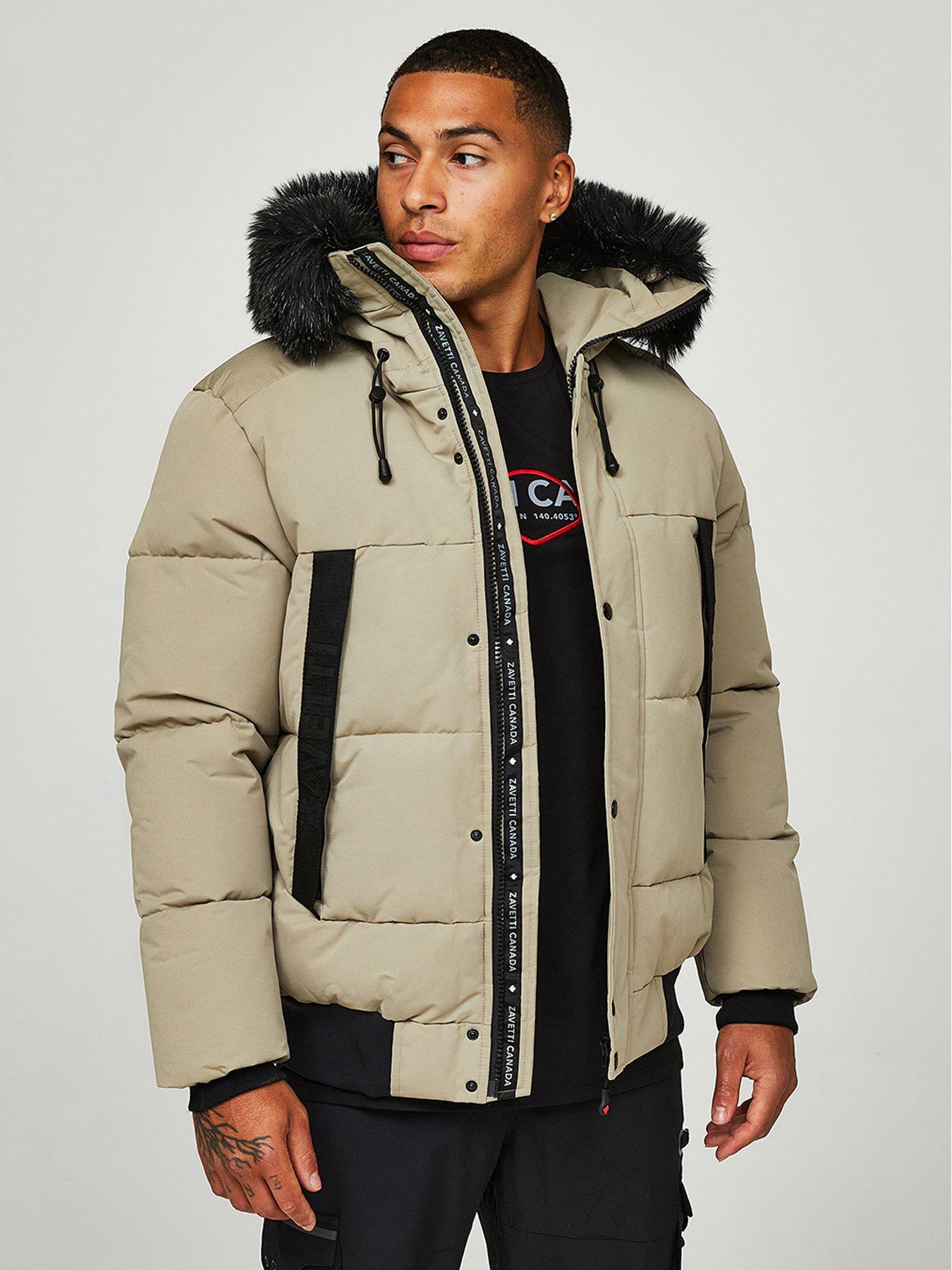 zavetti-canada-zavetti-canada-aylmer-bomber-parka-coat-silver-sageoutfit