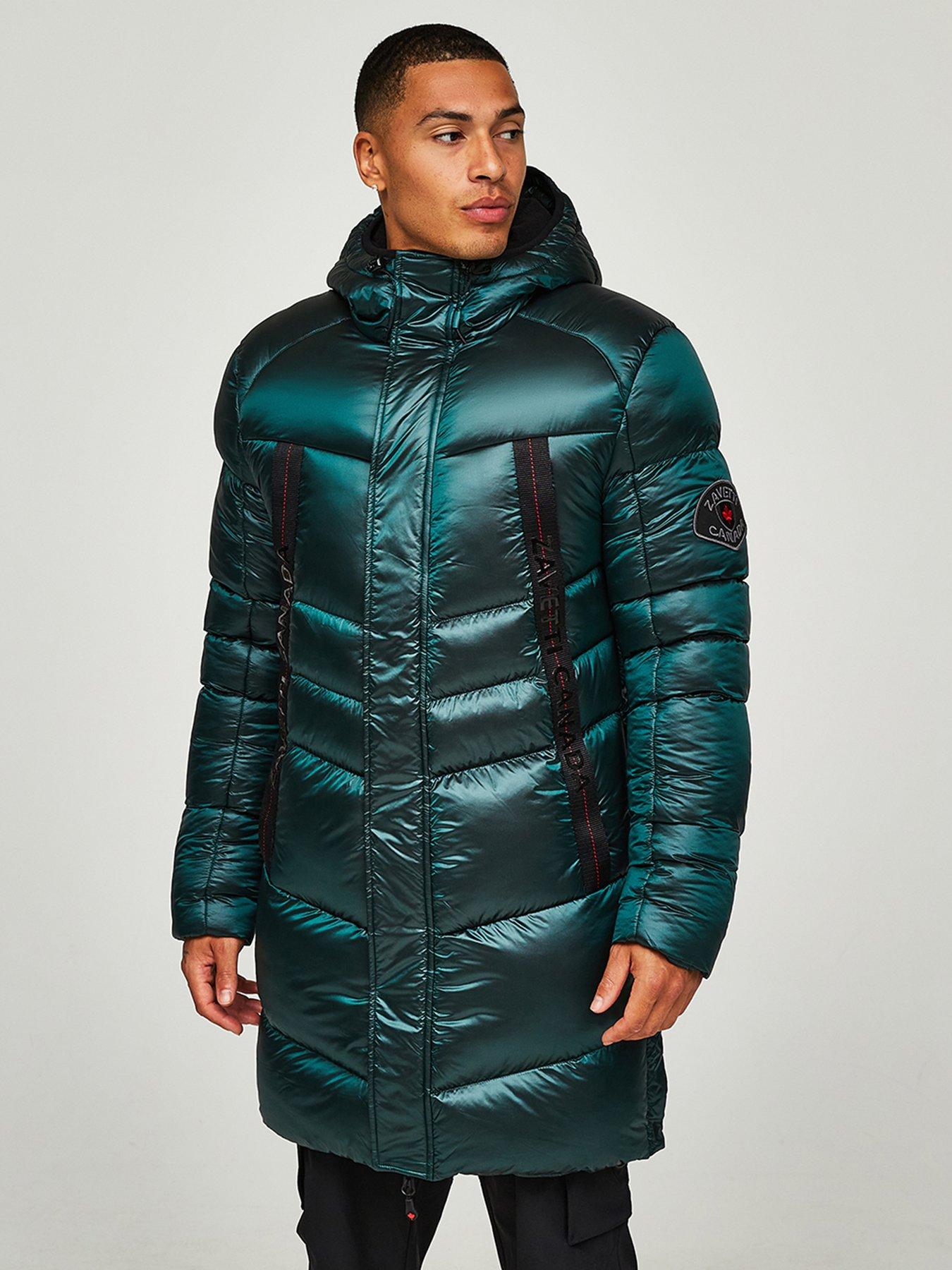 zavetti-canada-zavetti-canada-malzini-longline-padded-jacket-rain-forest