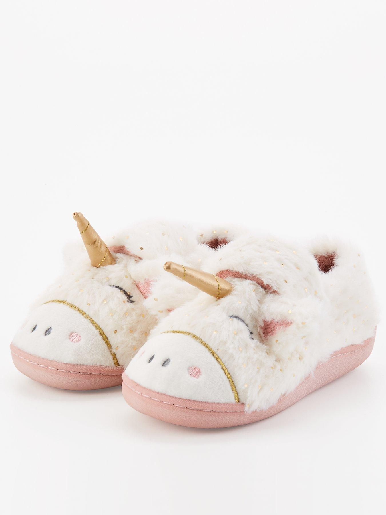 v-by-very-girls-unicorn-touch-strap-slipper