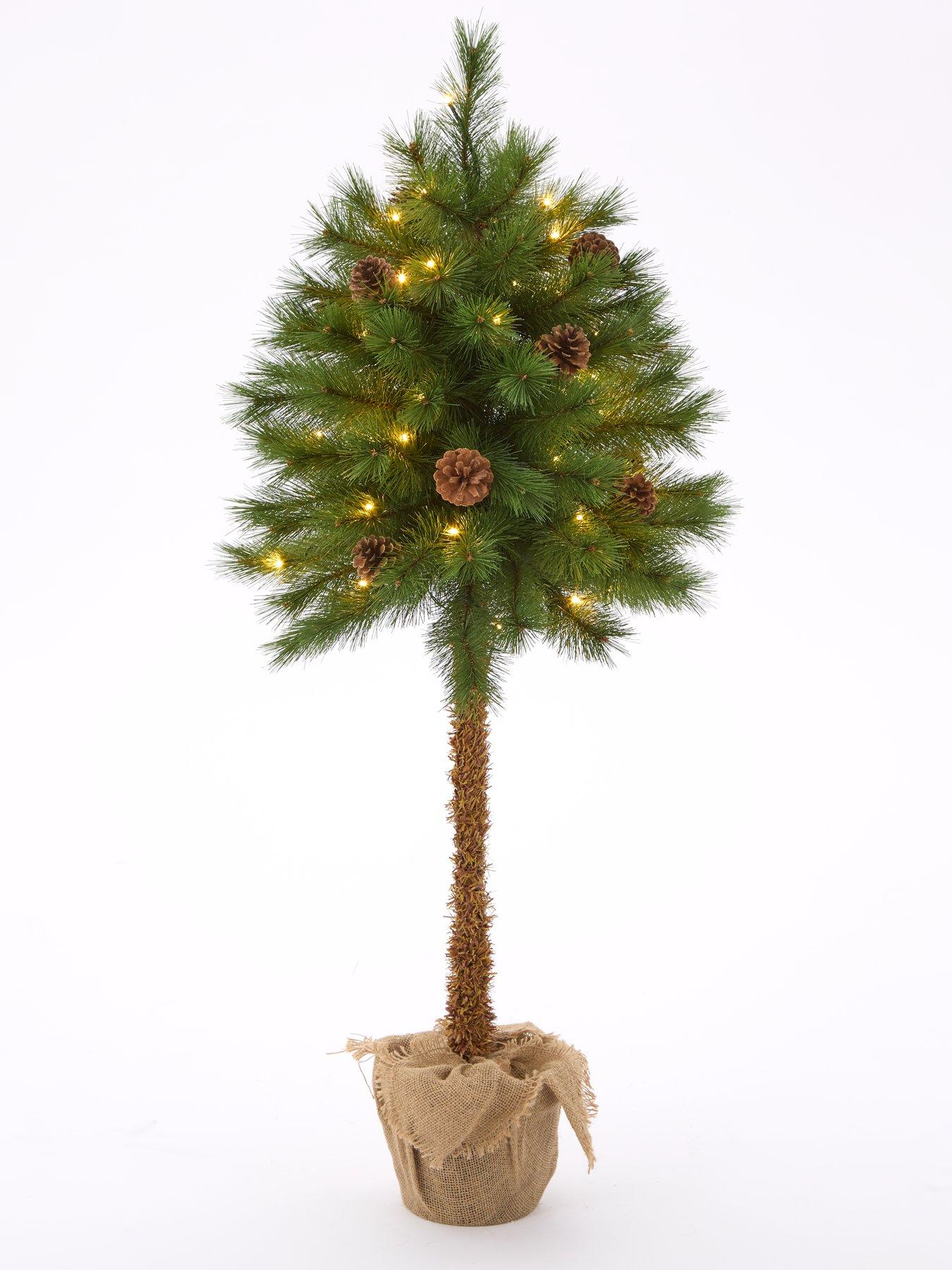 very-home-4ft-lit-parasol-christmas-tree-in-hessian-bagstillFront