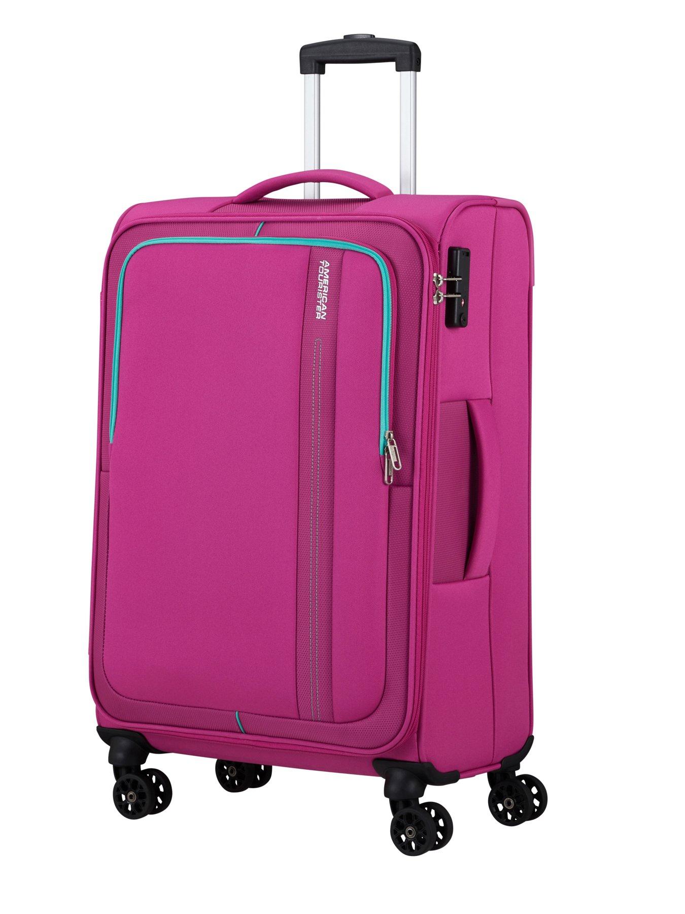 american-tourister-sea-seeker-spinner-68-medium-soft-suitcase-deep-fuschiaoutfit