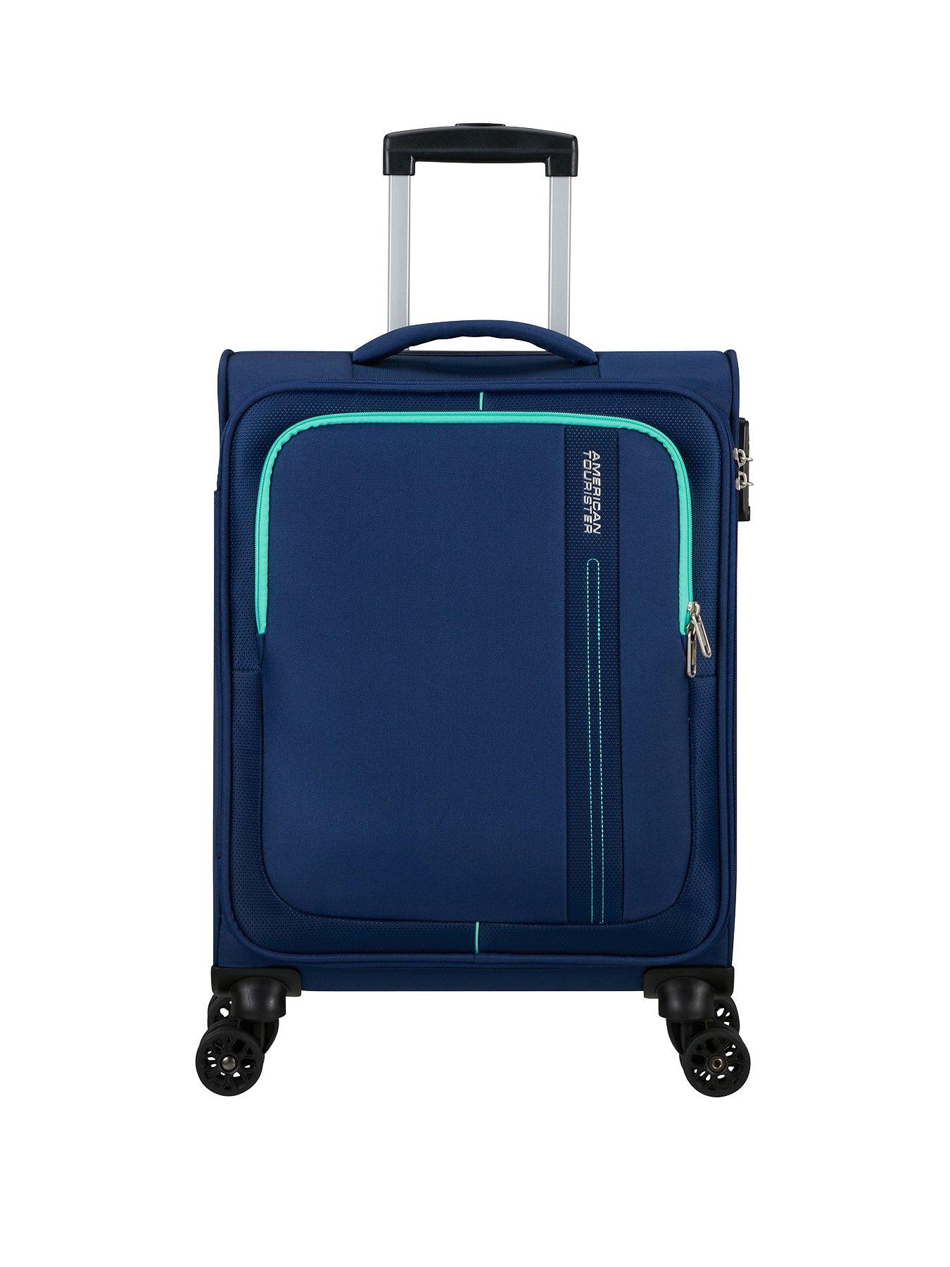 american-tourister-sea-seeker-spinner-55-cabin-soft-suitcase-deep-blue