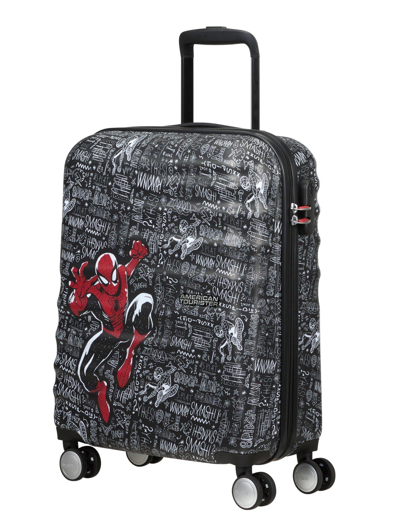 american-tourister-spiderman-sketch-spinner-55-marvel-cabin-hardshell-suitcaseoutfit