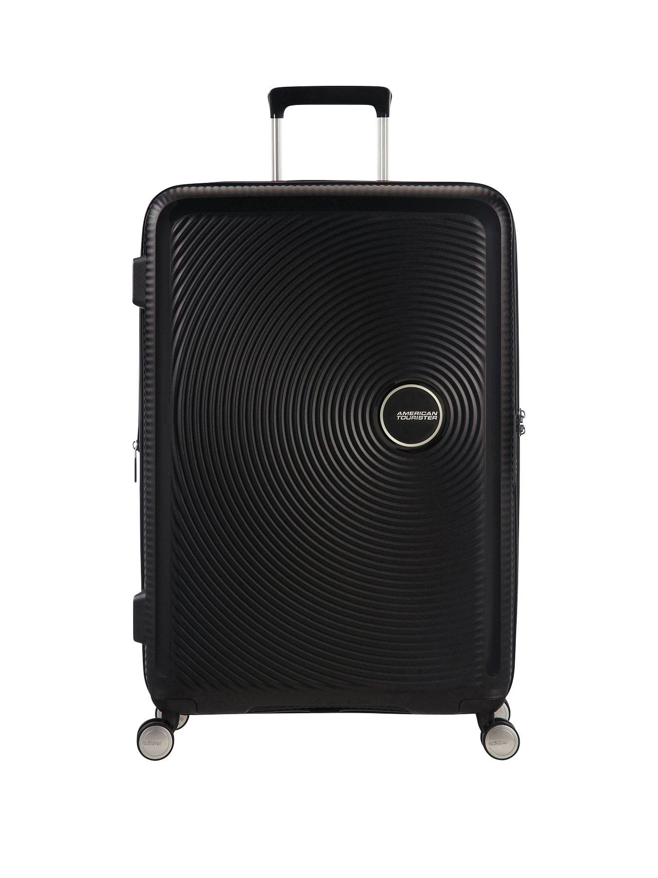 AMERICAN TOURISTER Soundbox Spinner 67 EXP Medium Hardshell Suitcase - Bass Black