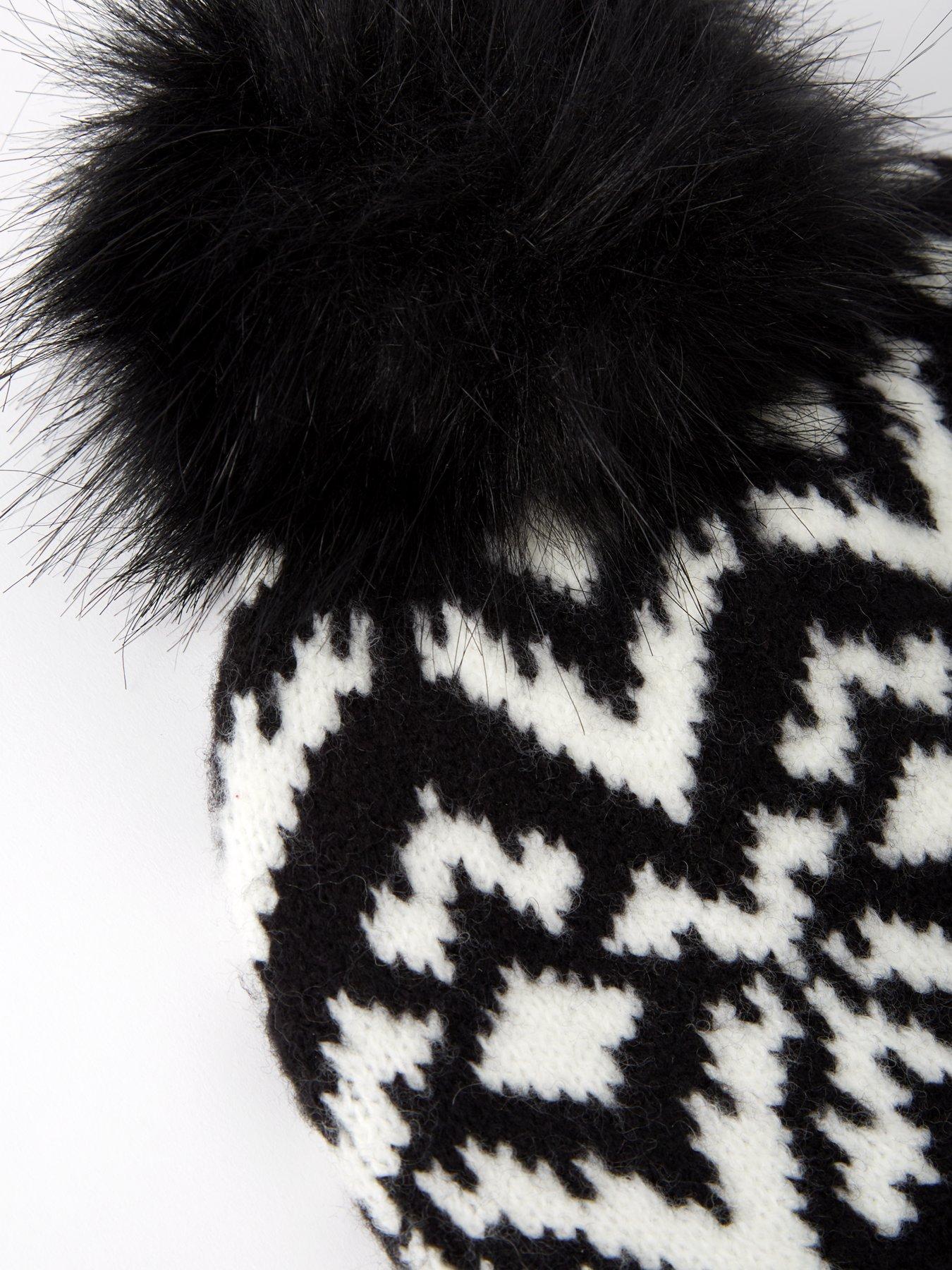 v-by-very-contrast-knit-beanie-with-faux-fur-pomdetail