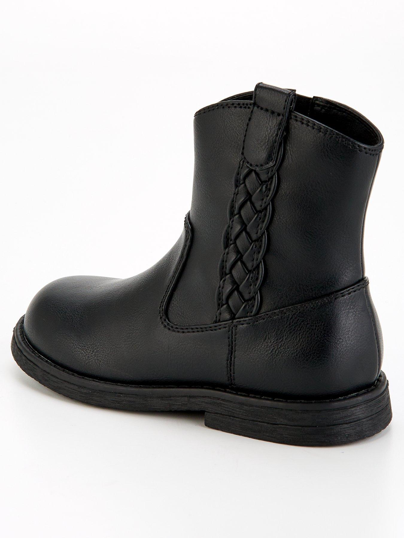 everyday-girls-plait-trim-ankle-boot-blackback