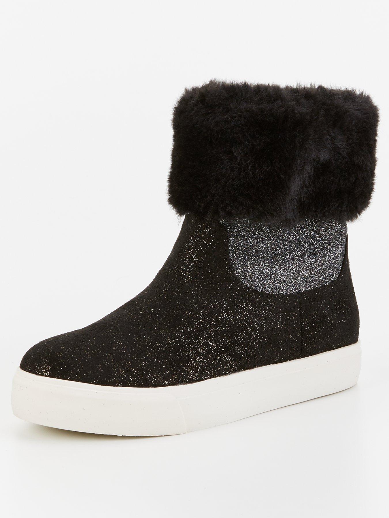 v-by-very-girls-faux-fur-trim-trainer-boot-blackstillFront