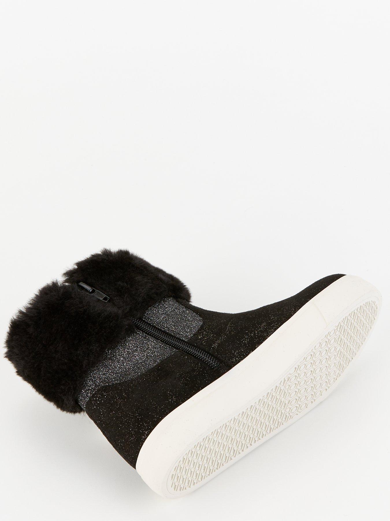 v-by-very-girls-faux-fur-trim-trainer-boot-blackdetail