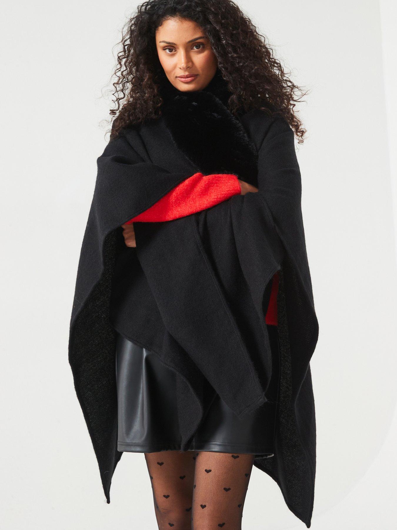 v-by-very-faux-fur-trim-wrap-black