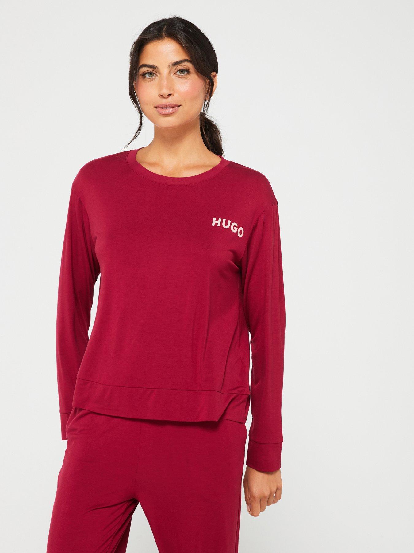 hugo-unite-long-sleeve-sweatshirt-red