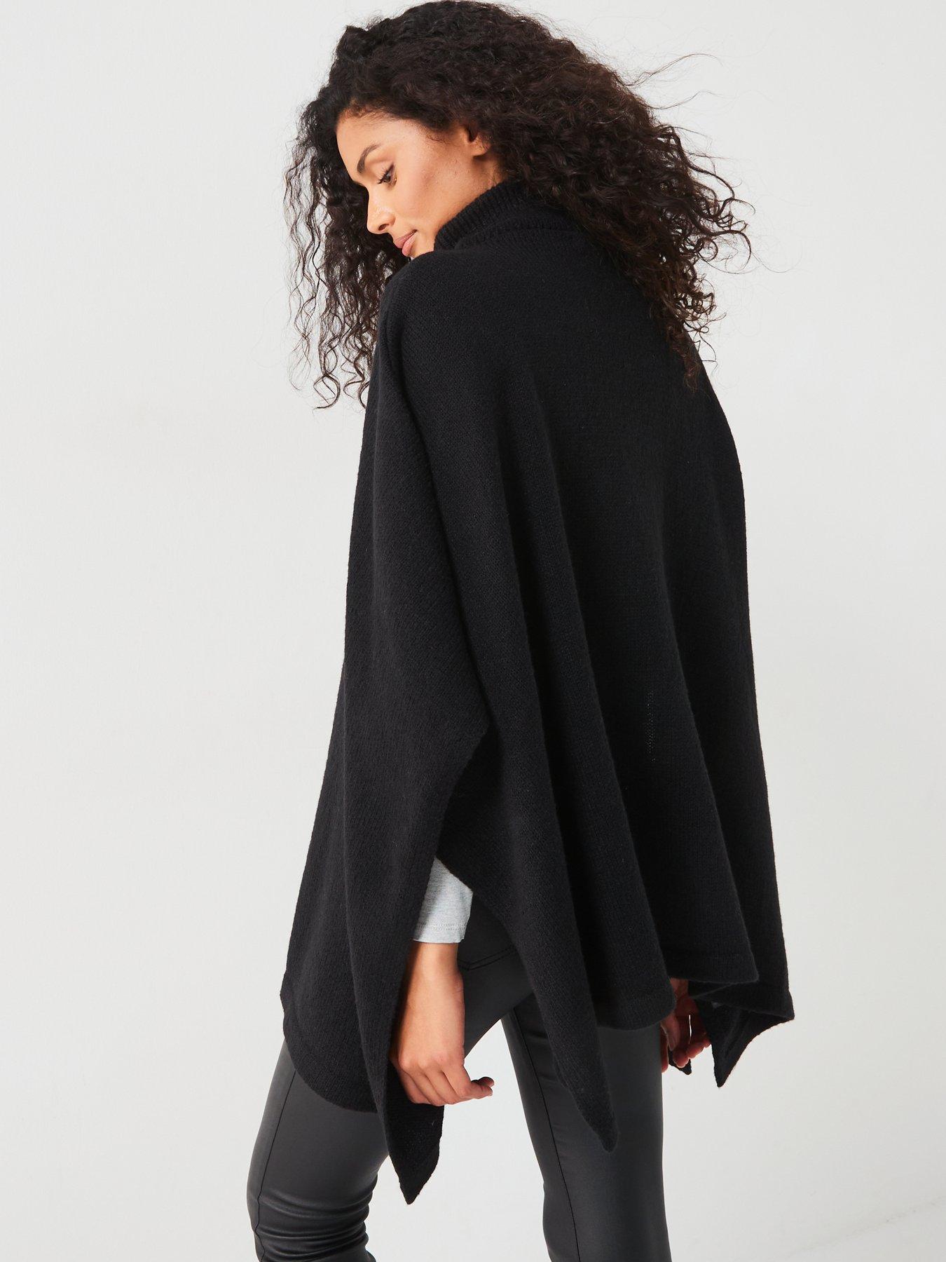 v-by-very-knitted-zip-neck-ponchostillFront