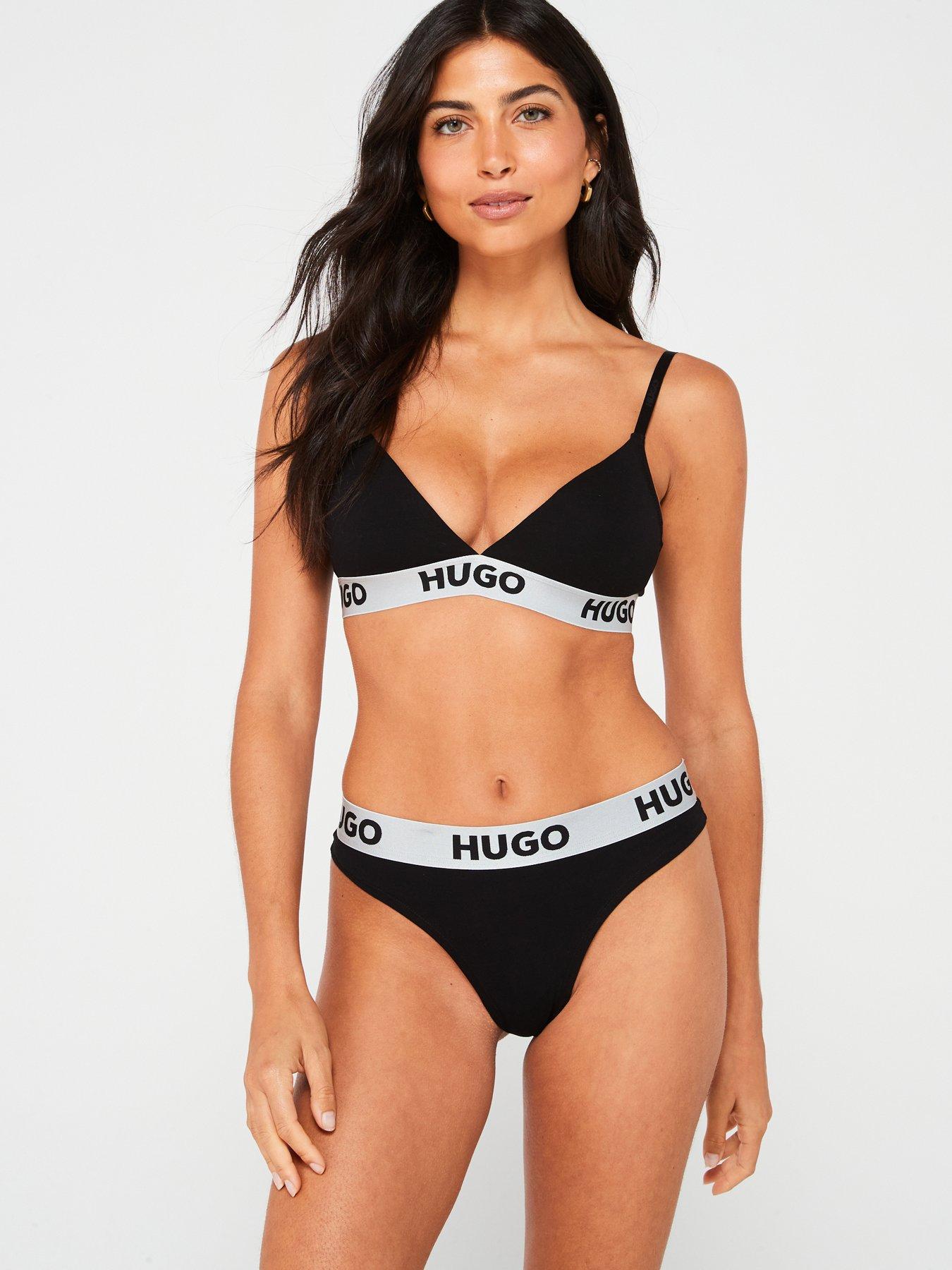 hugo-sporty-contrast-logo-thong-blackback