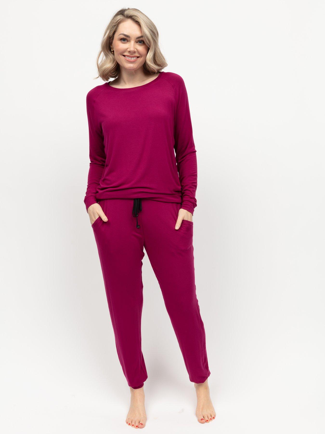 cyberjammies-cyberjammies-penelope-berry-jersey-knit-slouch-pyjama-set-berry