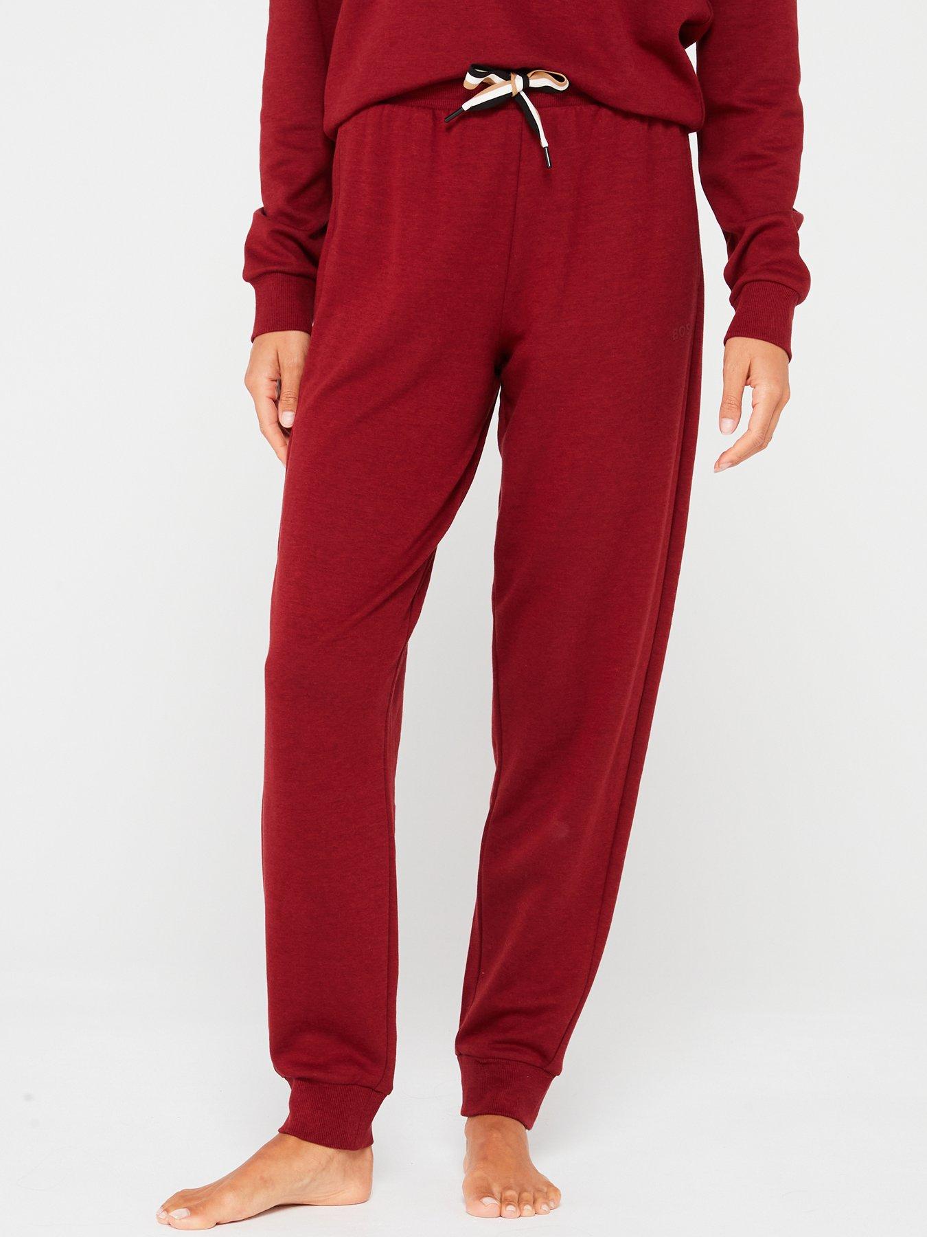 boss-cuffed-lounge-pants-red