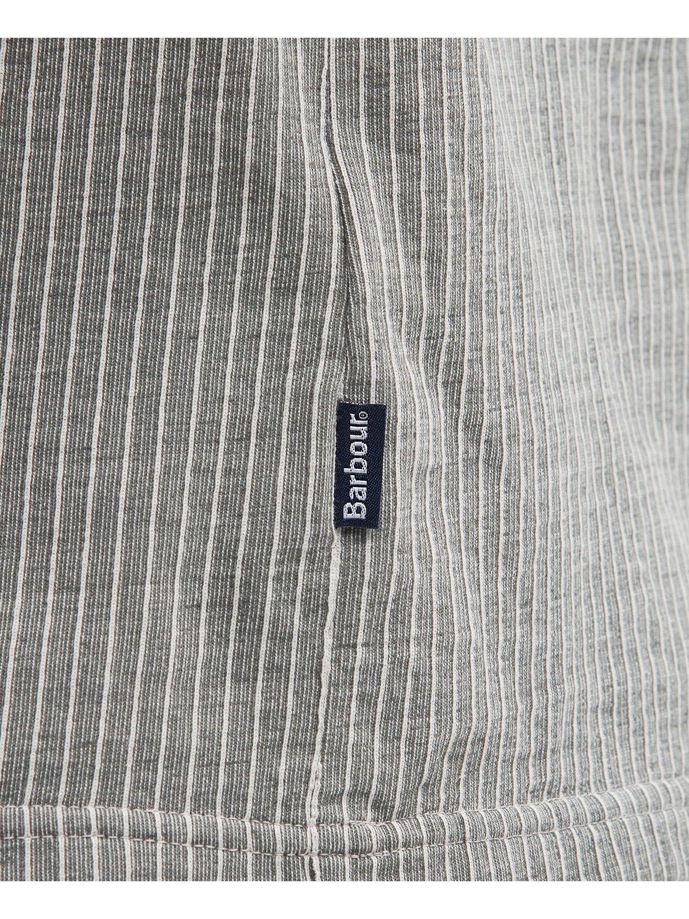 barbour-stripe-short-sleeve-tailored-fit-polo-shirt-greyoutfit