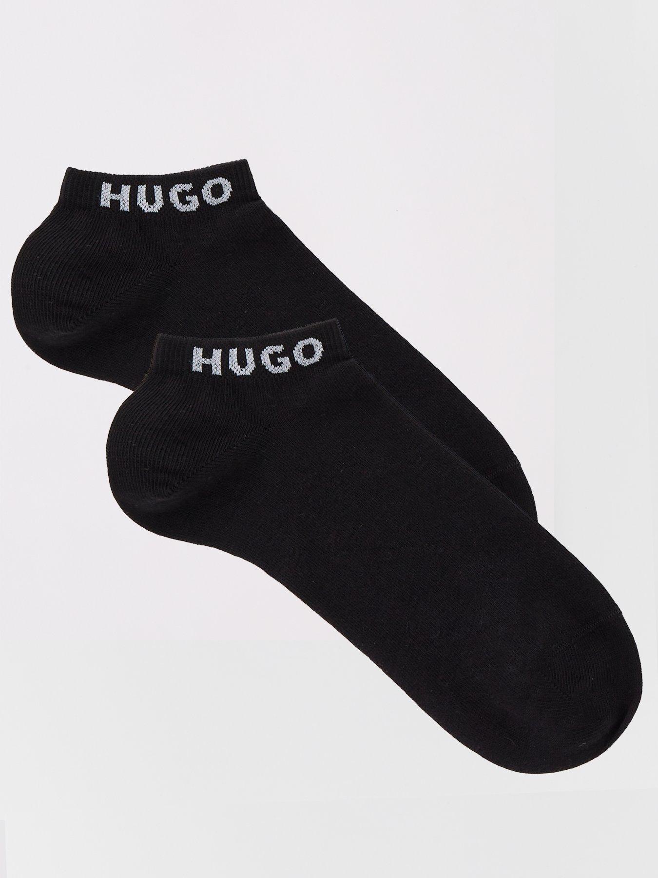 hugo-3-pack-ankle-sock-blackfront