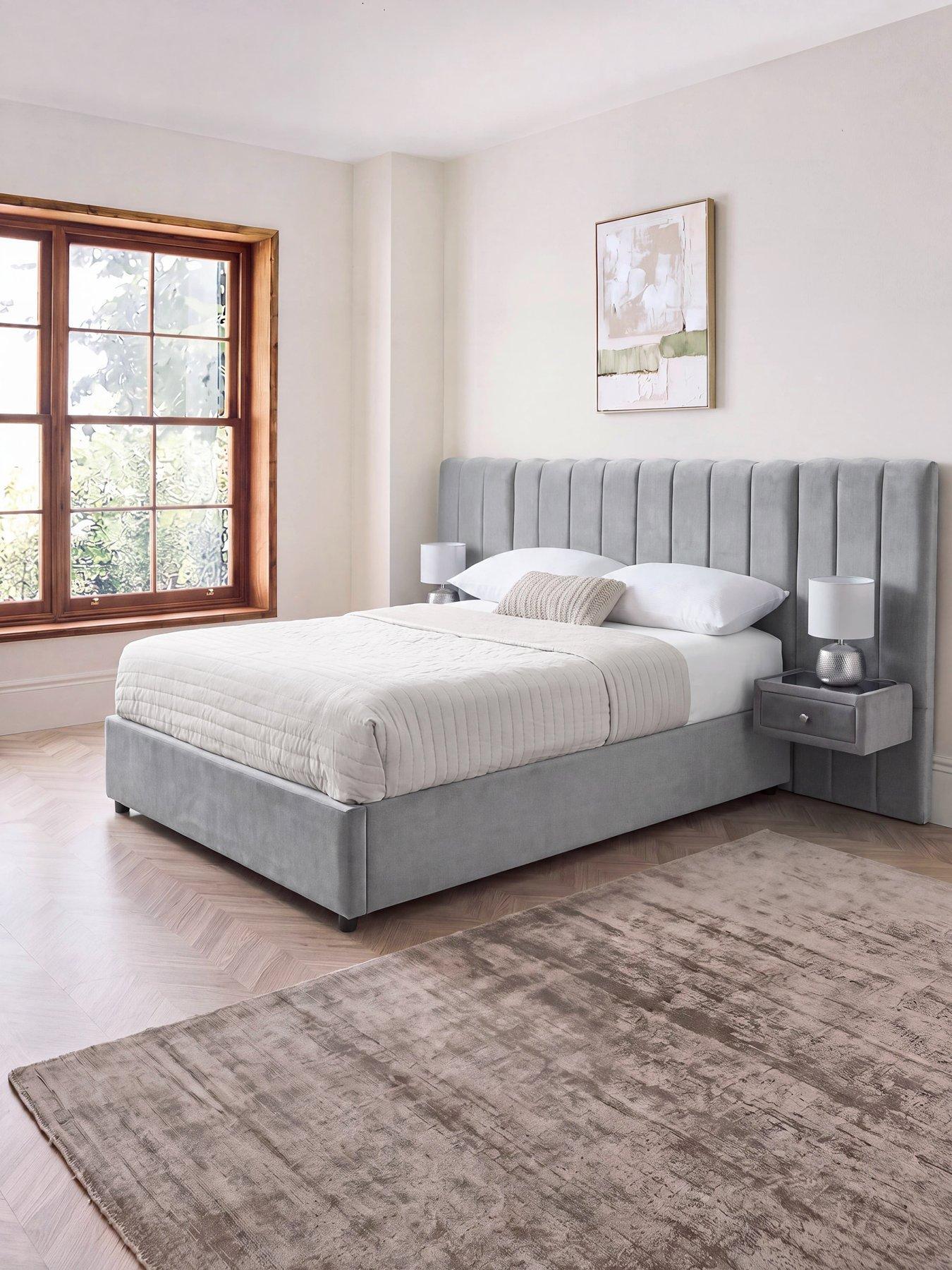 The Very Collection Amaya Bed Frame with Built-In Side Tables and Mattress Options (Buy  &  SAVE!) - FSC® Certified