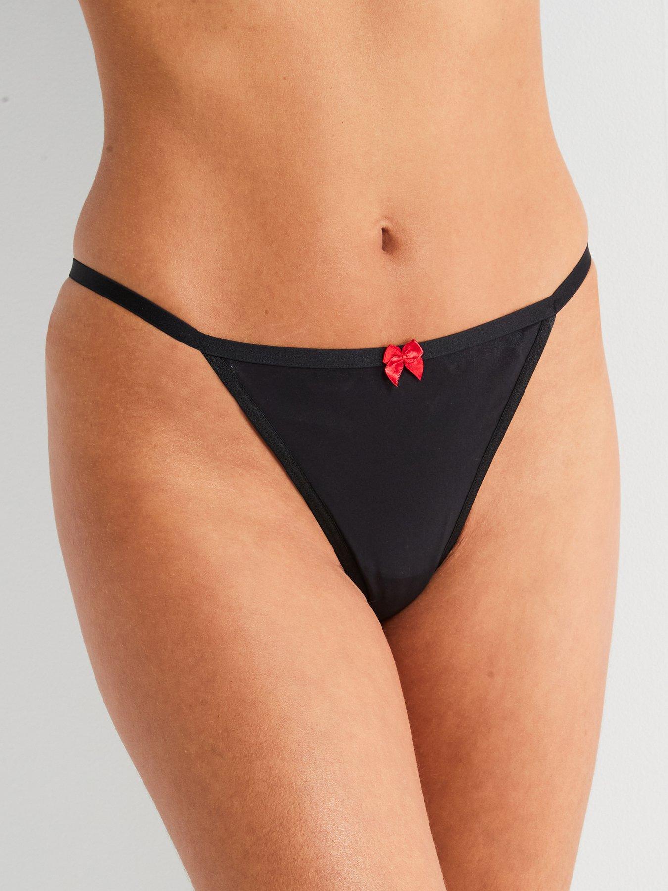 hugo-3-pack-string-bow-thong-giftset-blackstillFront