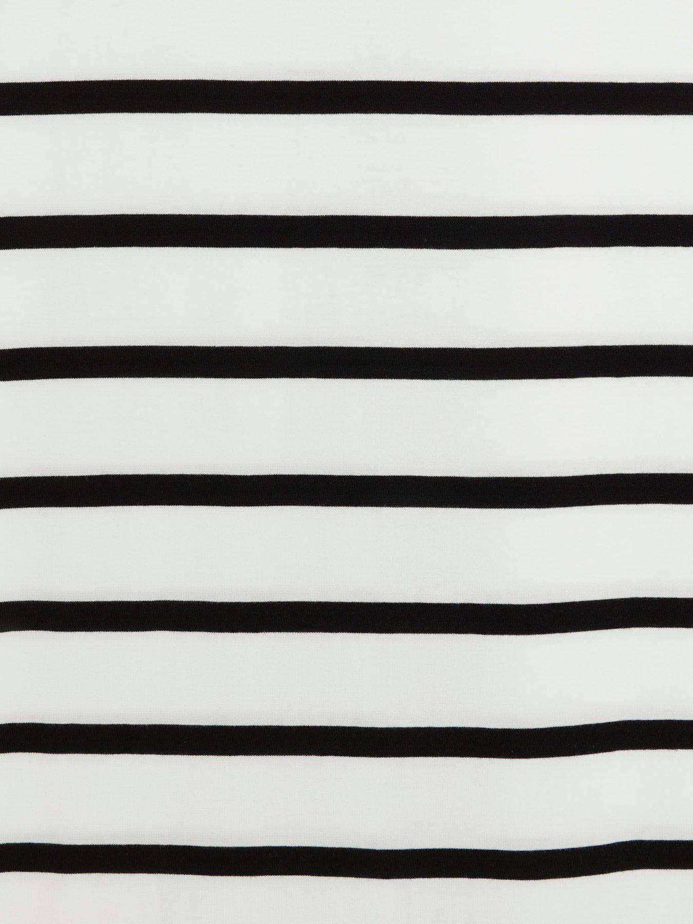 river-island-stripe-midi-t-shirt-dress-whiteoutfit