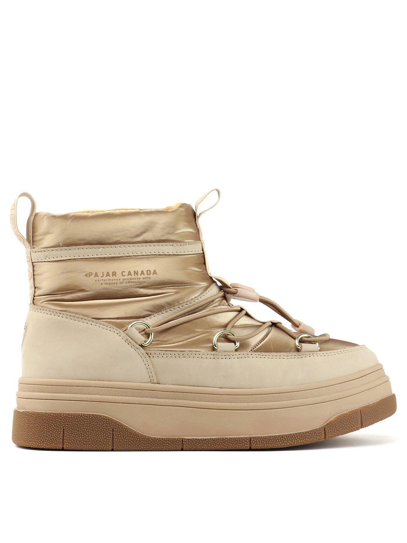 Pajar Canada Pajar Snow Boot Pajar Janie Nylon Snow Boots Gold