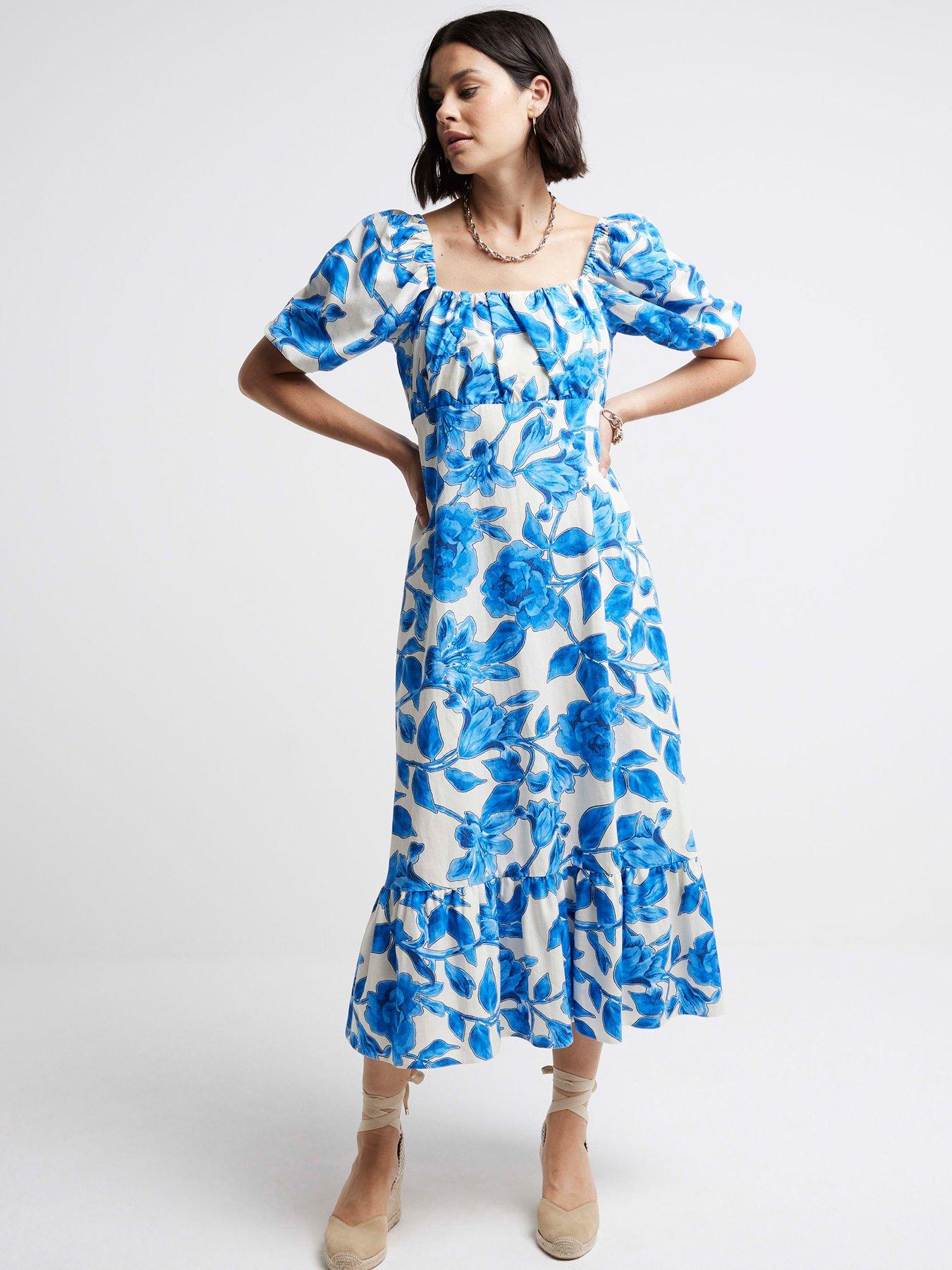 river-island-milkmaid-midi-dress-bright-blue