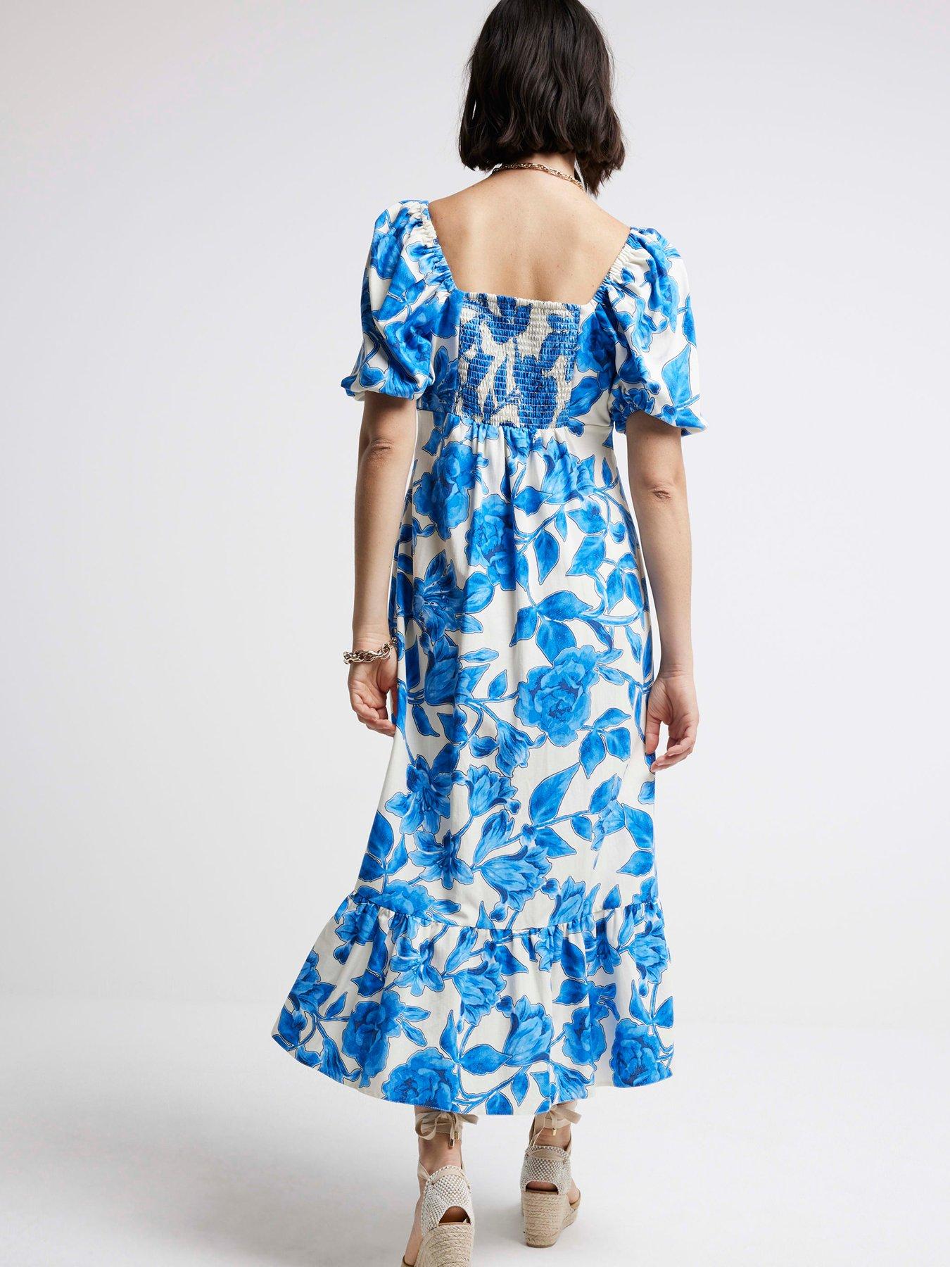 river-island-milkmaid-midi-dress-bright-bluestillFront