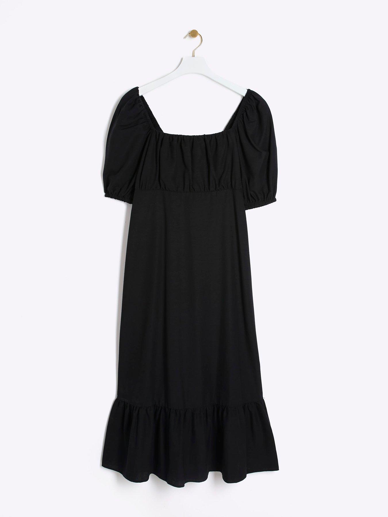 river-island-milkmaid-midi-dress-blackdetail