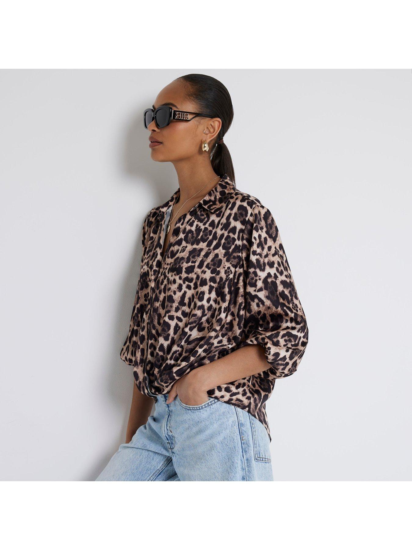 river-island-animal-print-wrap-shirt-brownstillFront